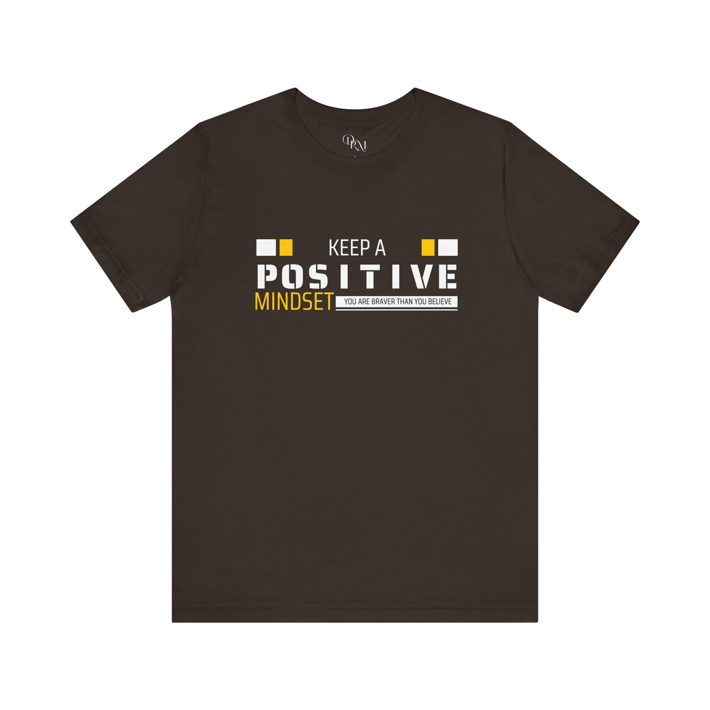 Keep a Positive Mindset Tee - Unisex Jersey Short Sleeve Shirt for Motivational Vibes - DiRoMi