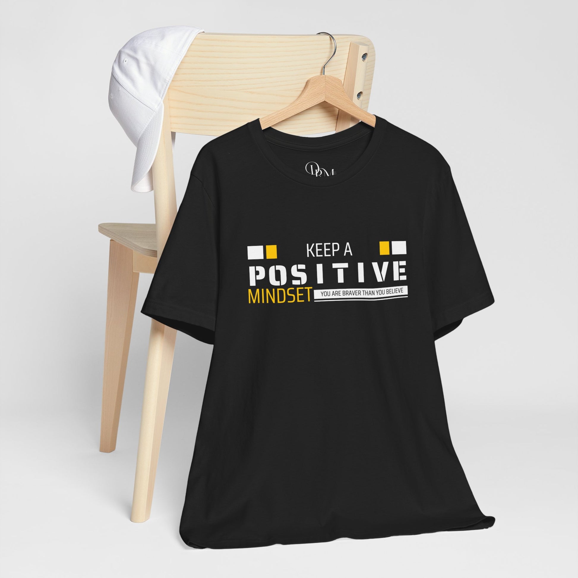 Keep a Positive Mindset Tee - Unisex Jersey Short Sleeve Shirt for Motivational Vibes - DiRoMi