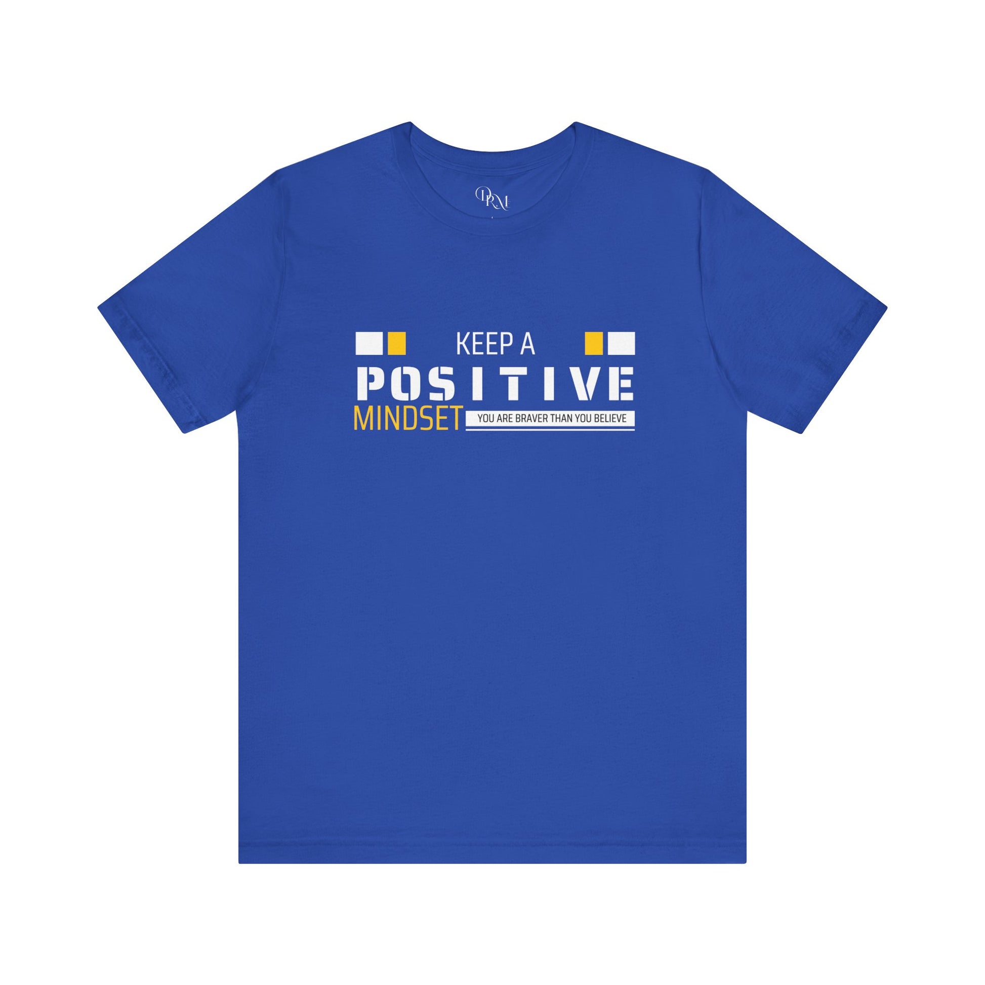 Keep a Positive Mindset Tee - Unisex Jersey Short Sleeve Shirt for Motivational Vibes - DiRoMi