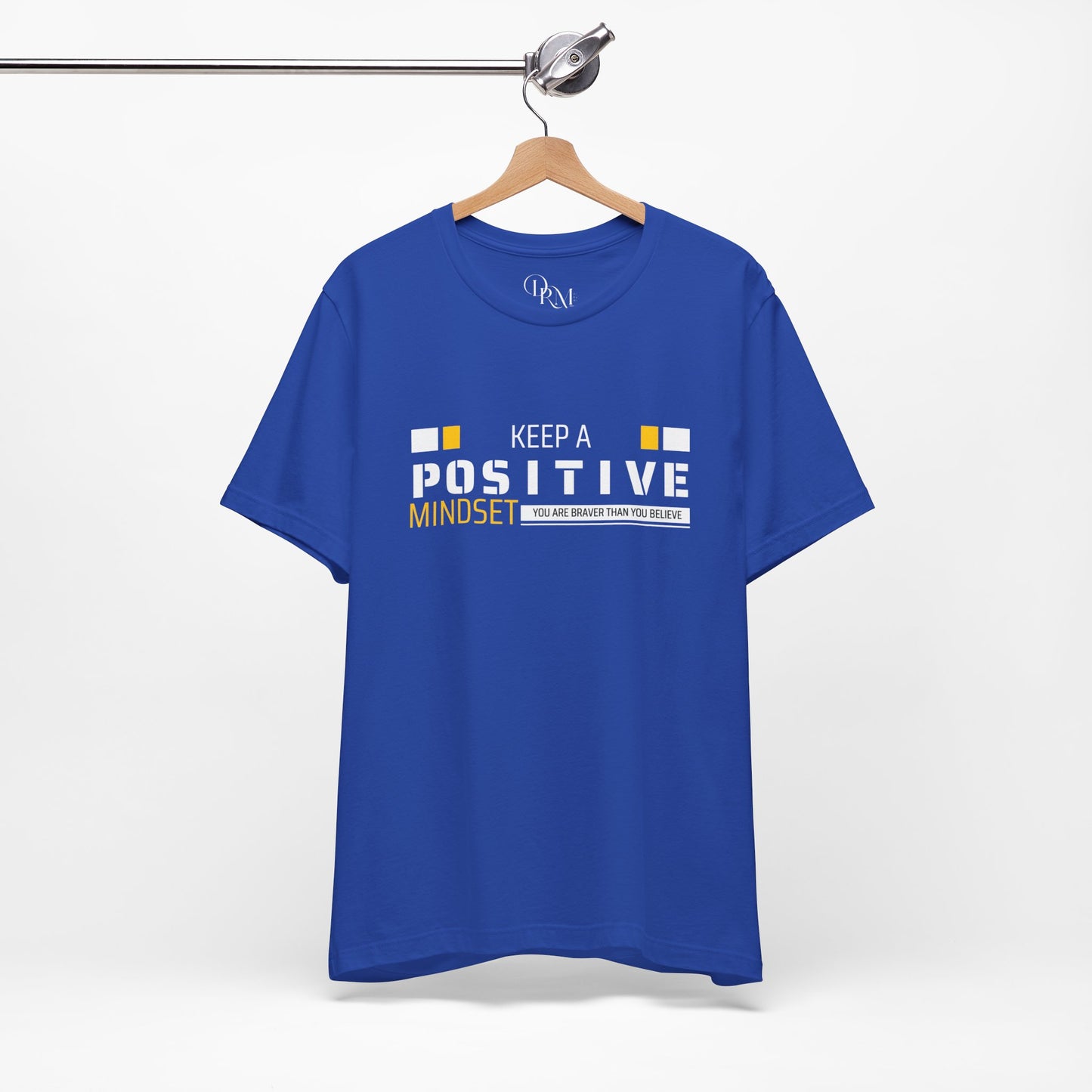 Keep a Positive Mindset Tee - Unisex Jersey Short Sleeve Shirt for Motivational Vibes - DiRoMi