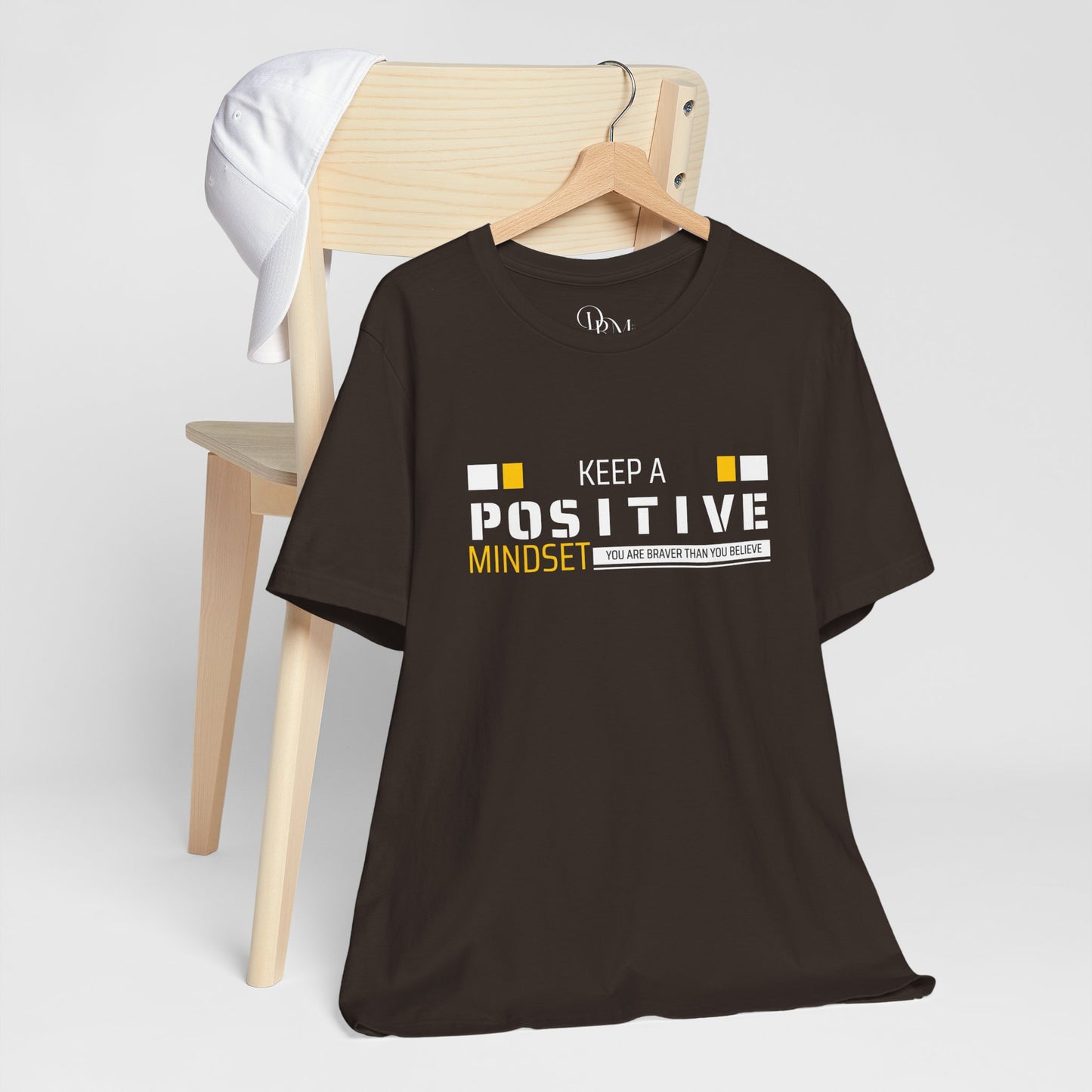 Keep a Positive Mindset Tee - Unisex Jersey Short Sleeve Shirt for Motivational Vibes - DiRoMi