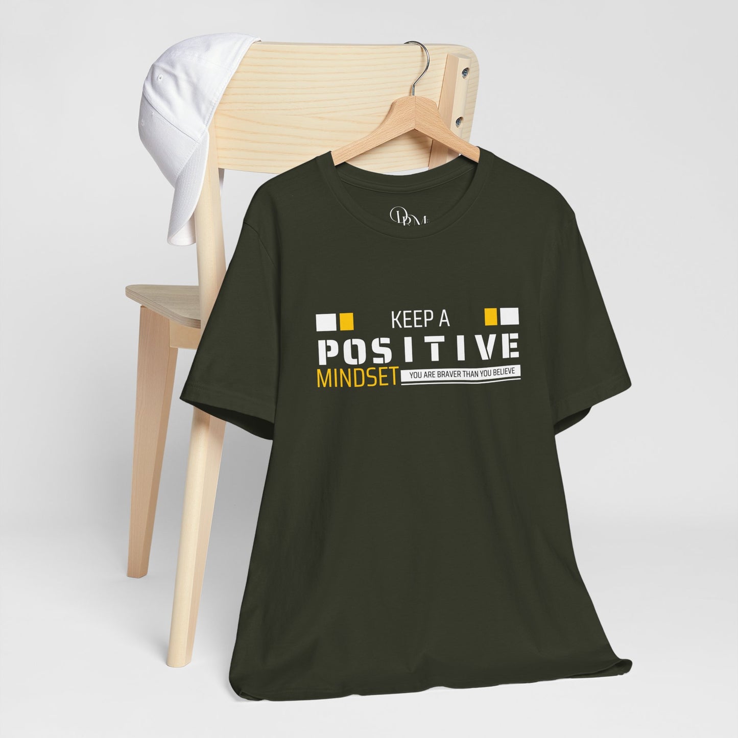 Keep a Positive Mindset Tee - Unisex Jersey Short Sleeve Shirt for Motivational Vibes - DiRoMi