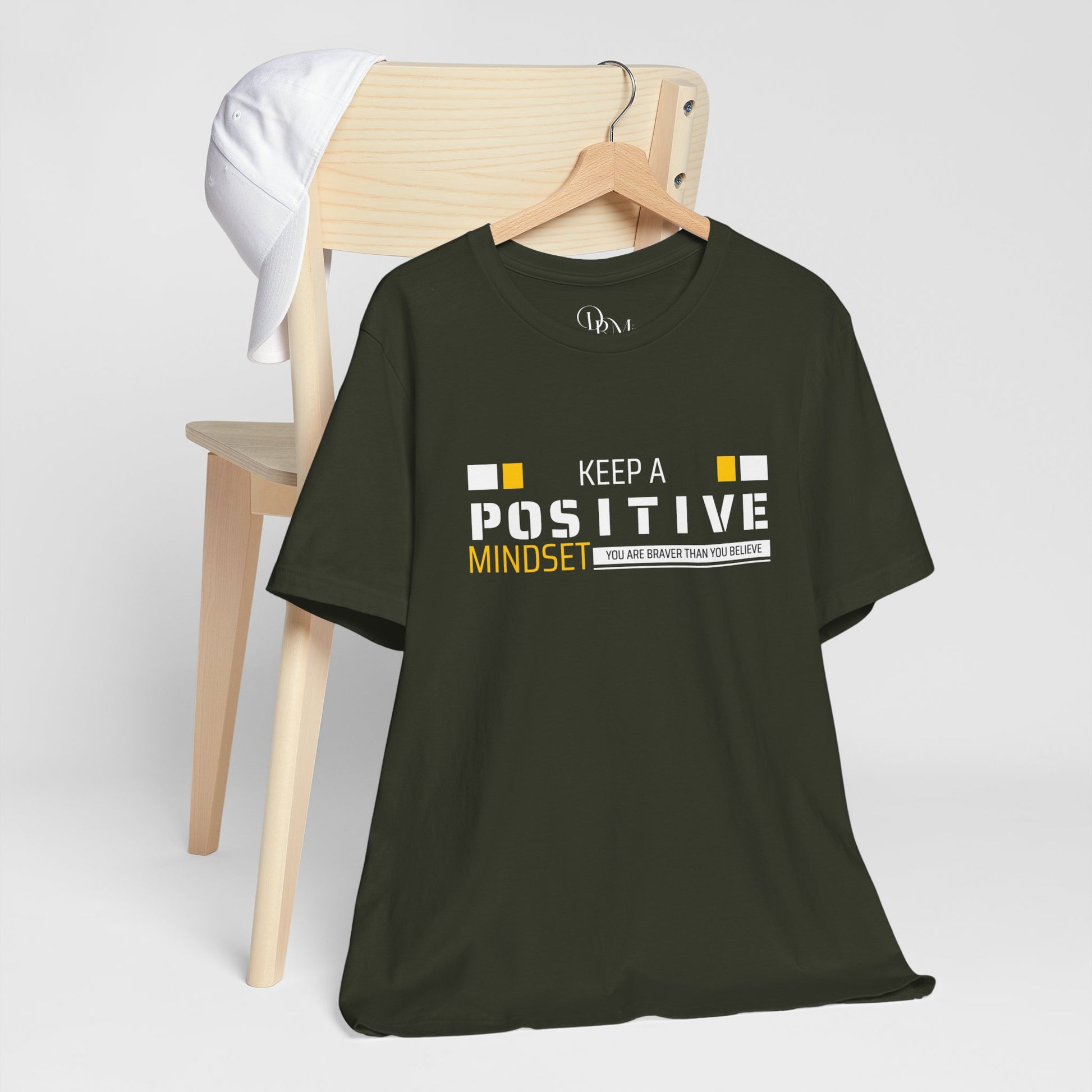Keep a Positive Mindset Tee - Unisex Jersey Short Sleeve Shirt for Motivational Vibes - DiRoMi