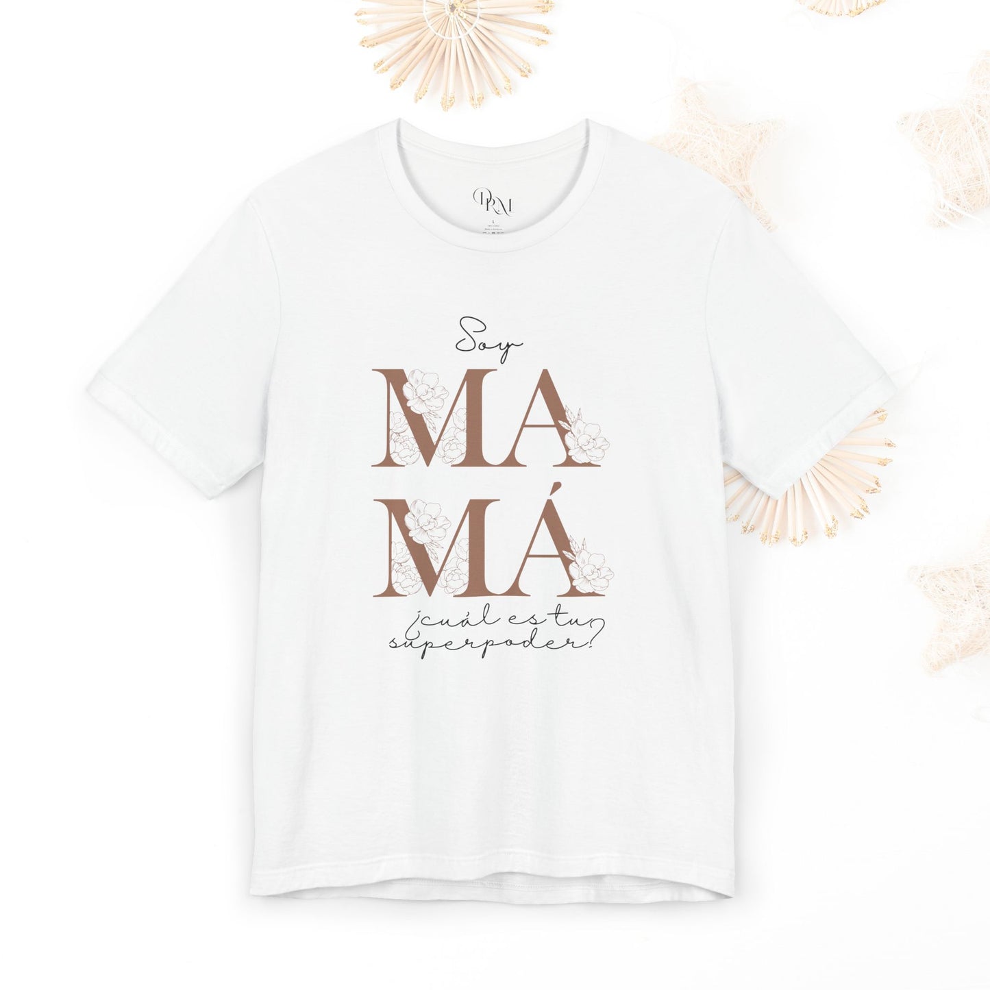 Mamá: Mother's day gift, Mother, Mom Life Unisex Tee - Perfect for Mother's Day, Soft and Comfortable T-Shirt. Mom shirts - DiRoMi