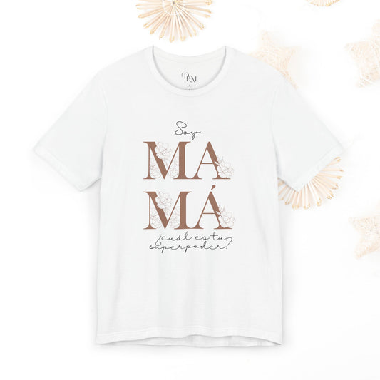 Mamá: Mother's day gift, Mother, Mom Life Unisex Tee - Perfect for Mother's Day, Soft and Comfortable T-Shirt. Mom shirts - DiRoMi