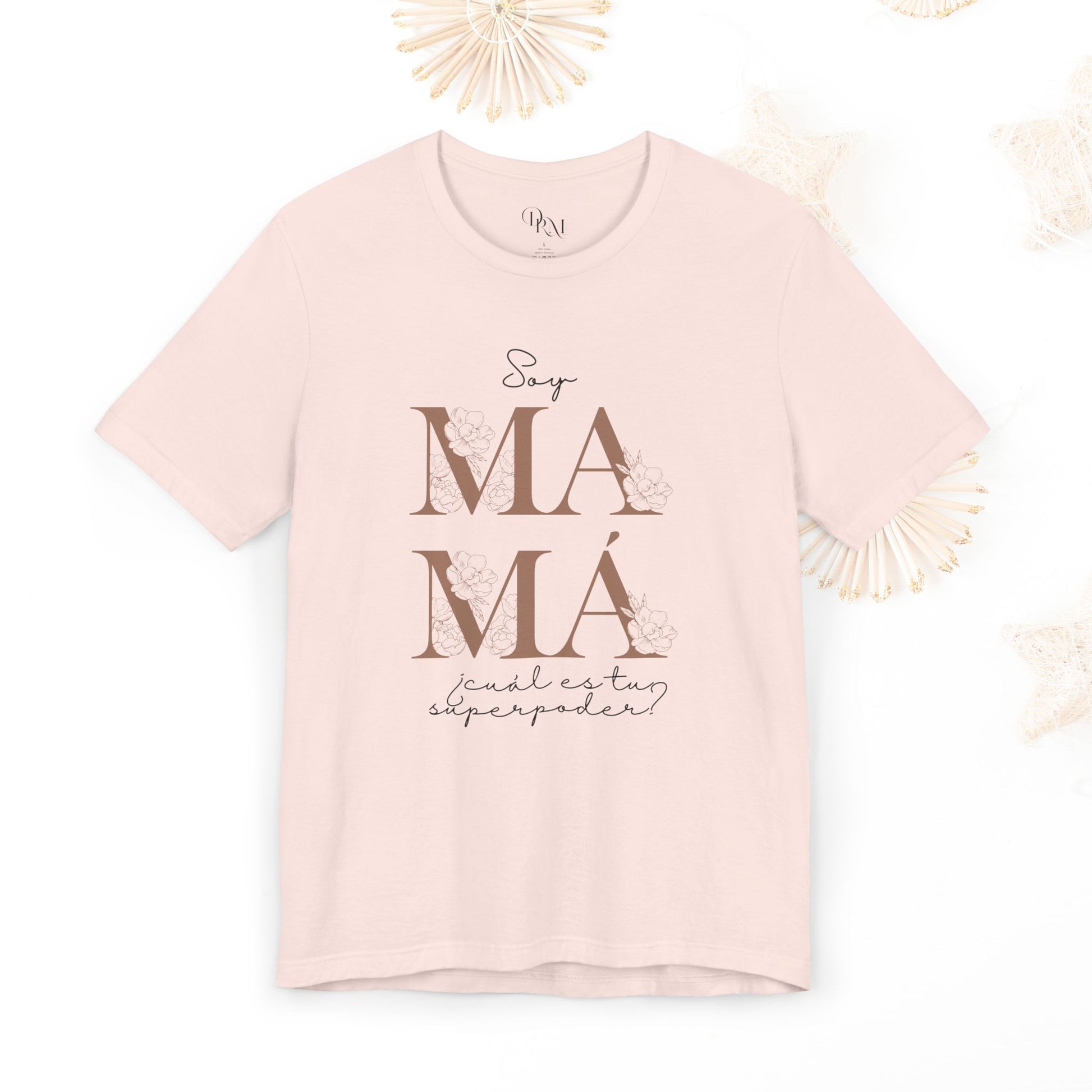 Mamá: Mother's day gift, Mother, Mom Life Unisex Tee - Perfect for Mother's Day, Soft and Comfortable T-Shirt. Mom shirts - DiRoMi
