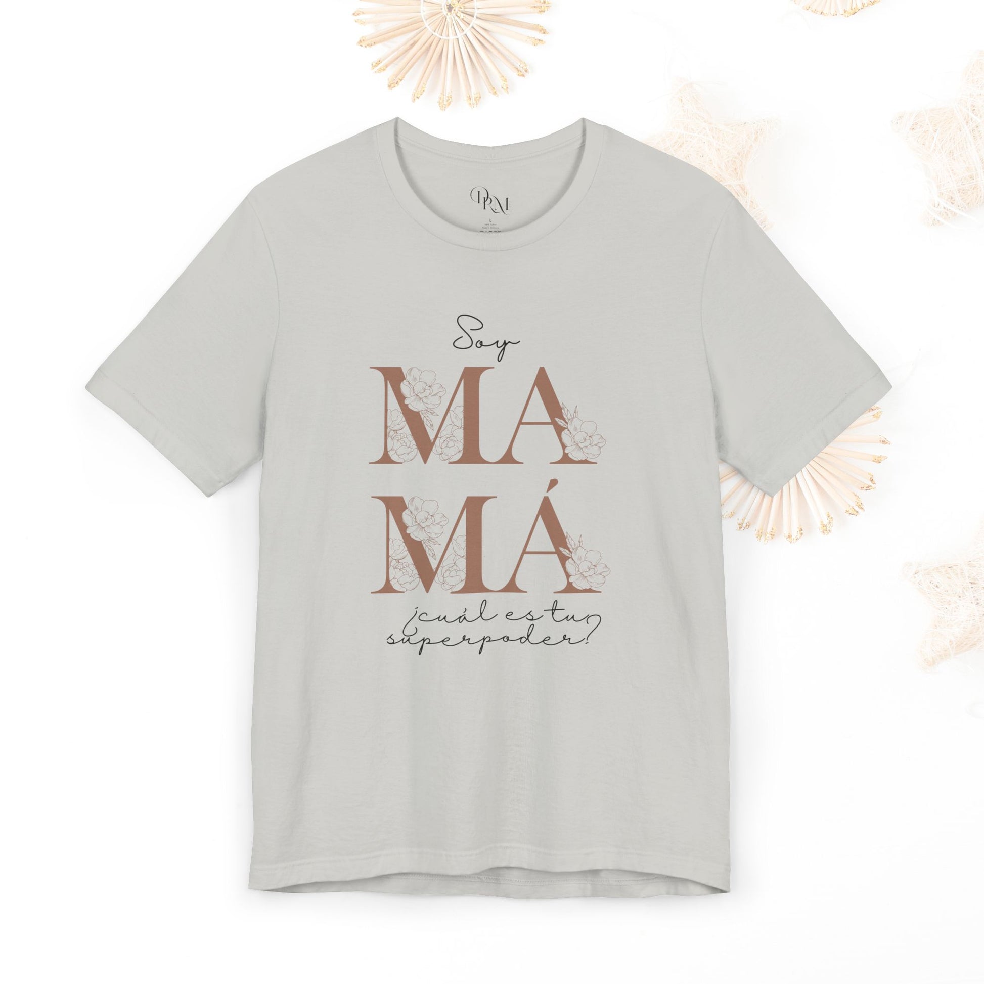 Mamá: Mother's day gift, Mother, Mom Life Unisex Tee - Perfect for Mother's Day, Soft and Comfortable T-Shirt. Mom shirts - DiRoMi