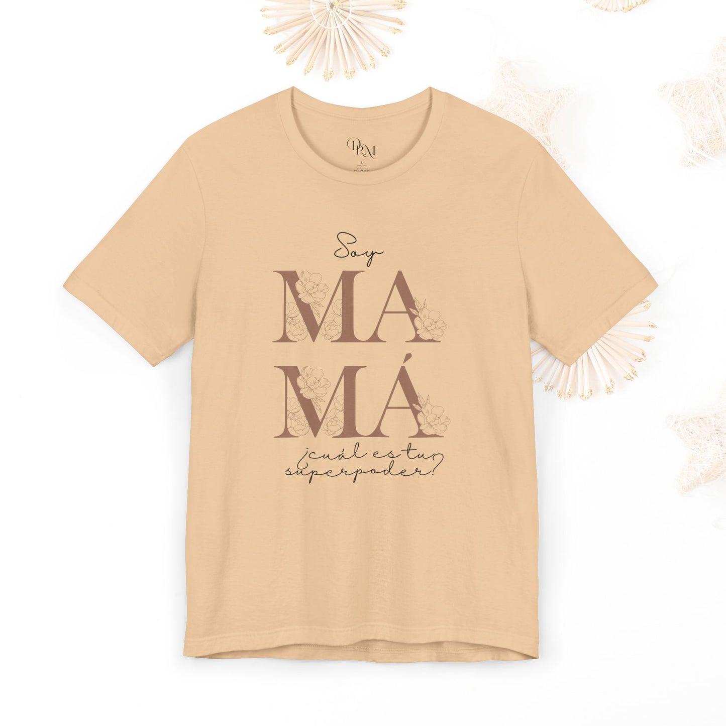 Mamá: Mother's day gift, Mother, Mom Life Unisex Tee - Perfect for Mother's Day, Soft and Comfortable T-Shirt. Mom shirts - DiRoMi