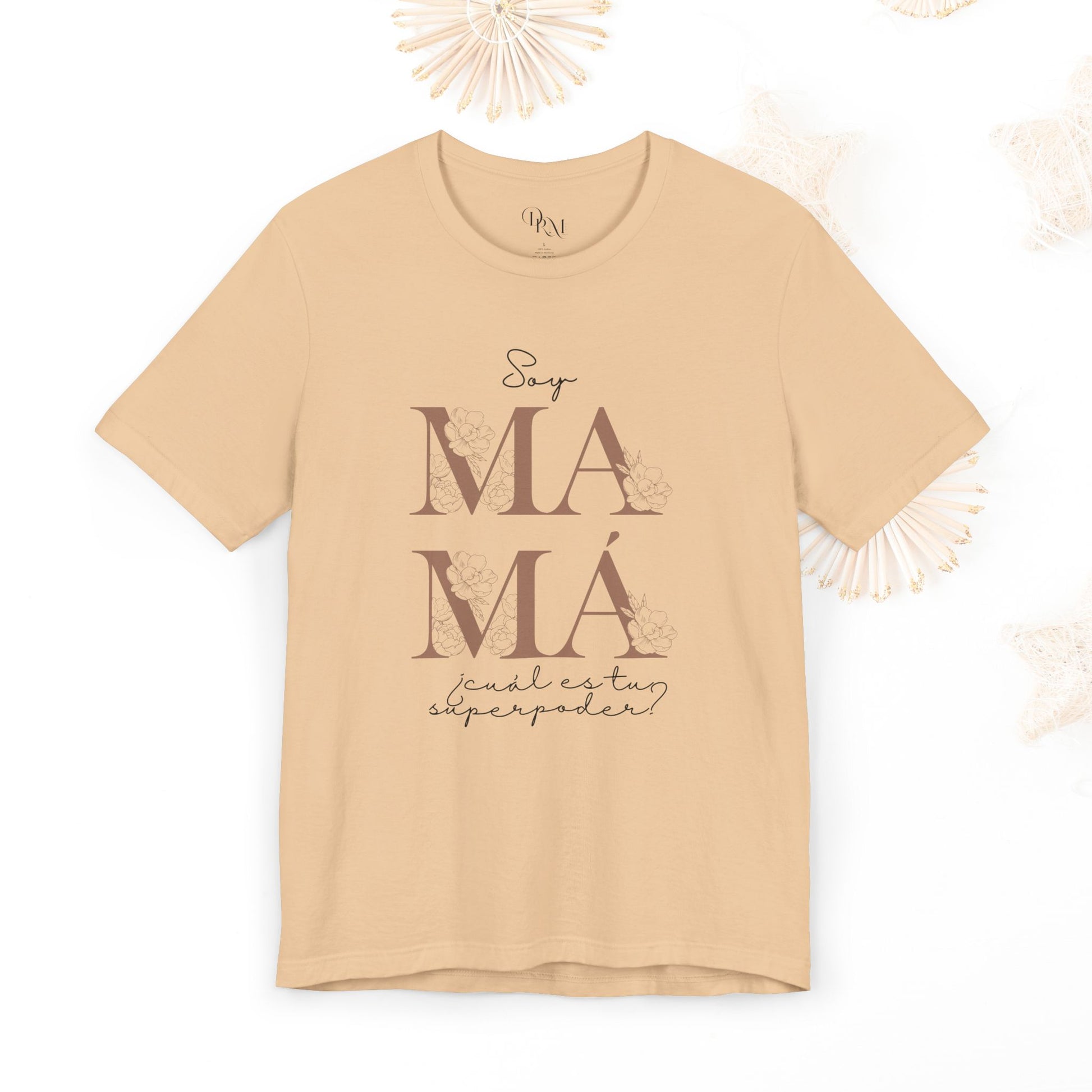 Mamá: Mother's day gift, Mother, Mom Life Unisex Tee - Perfect for Mother's Day, Soft and Comfortable T-Shirt. Mom shirts - DiRoMi