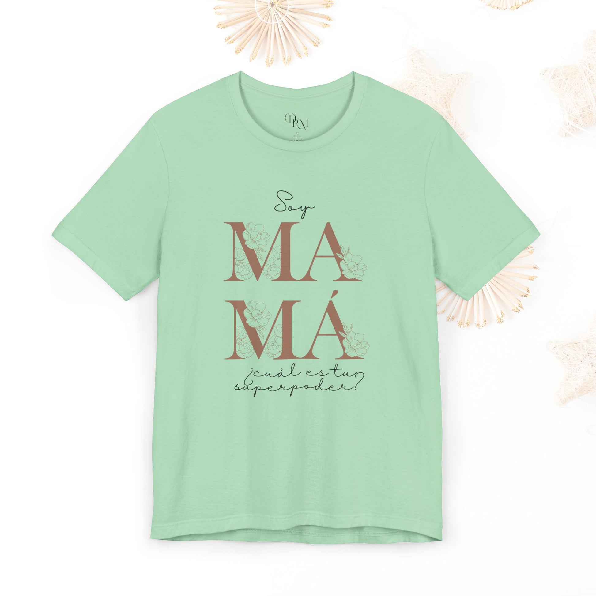 Mamá: Mother's day gift, Mother, Mom Life Unisex Tee - Perfect for Mother's Day, Soft and Comfortable T-Shirt. Mom shirts - DiRoMi