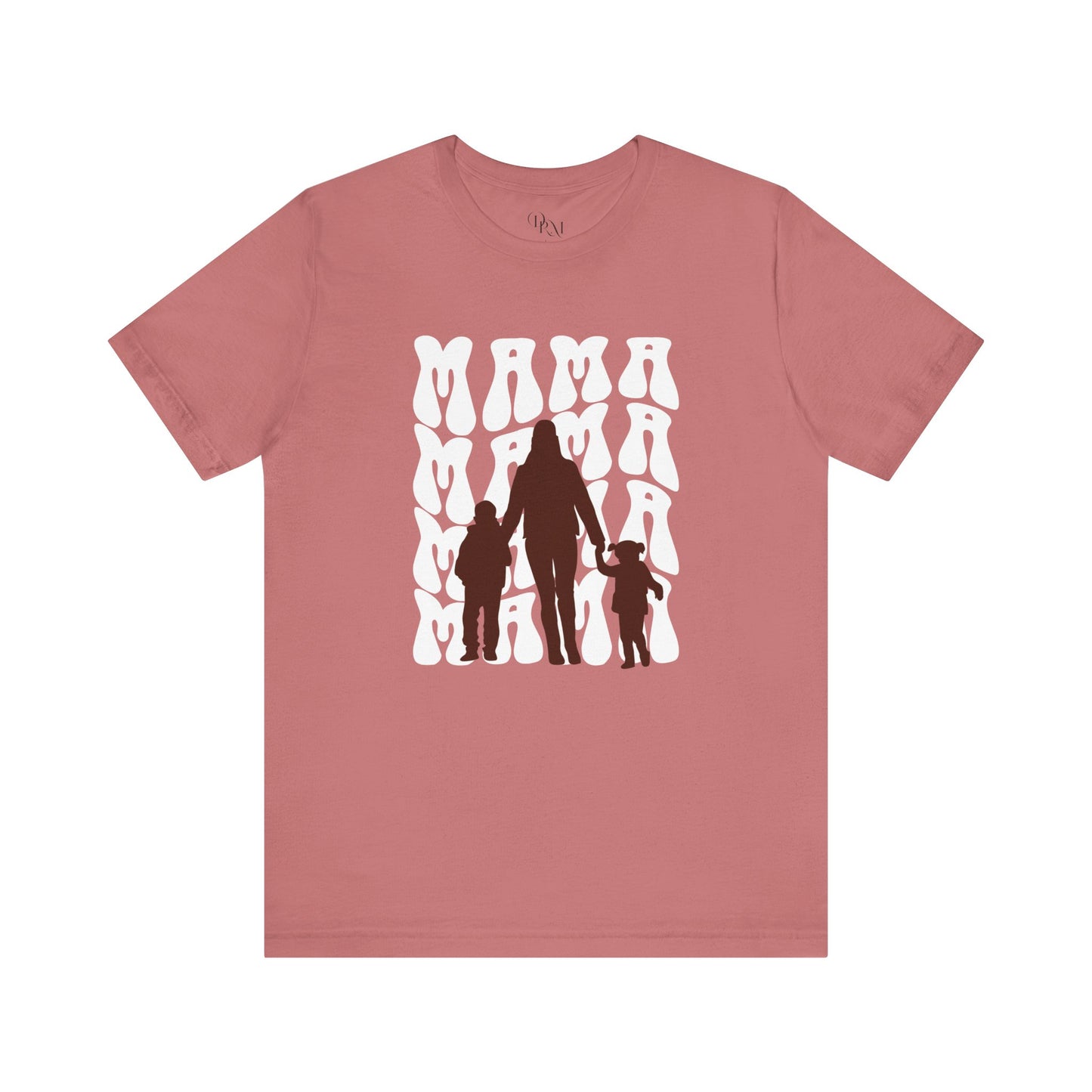 Mama Family Tee | Cute Mom Shirt, T-Shirt for Mother's Day, Gifts for Moms, Casual Wear, Cute Graphic Tee, Mother Shirt - DiRoMi