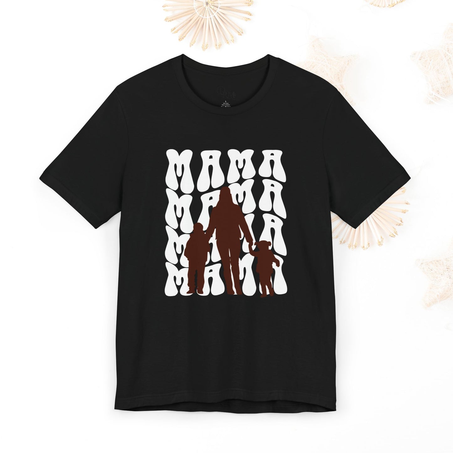 Mama Family Tee | Cute Mom Shirt, T-Shirt for Mother's Day, Gifts for Moms, Casual Wear, Cute Graphic Tee, Mother Shirt - DiRoMi