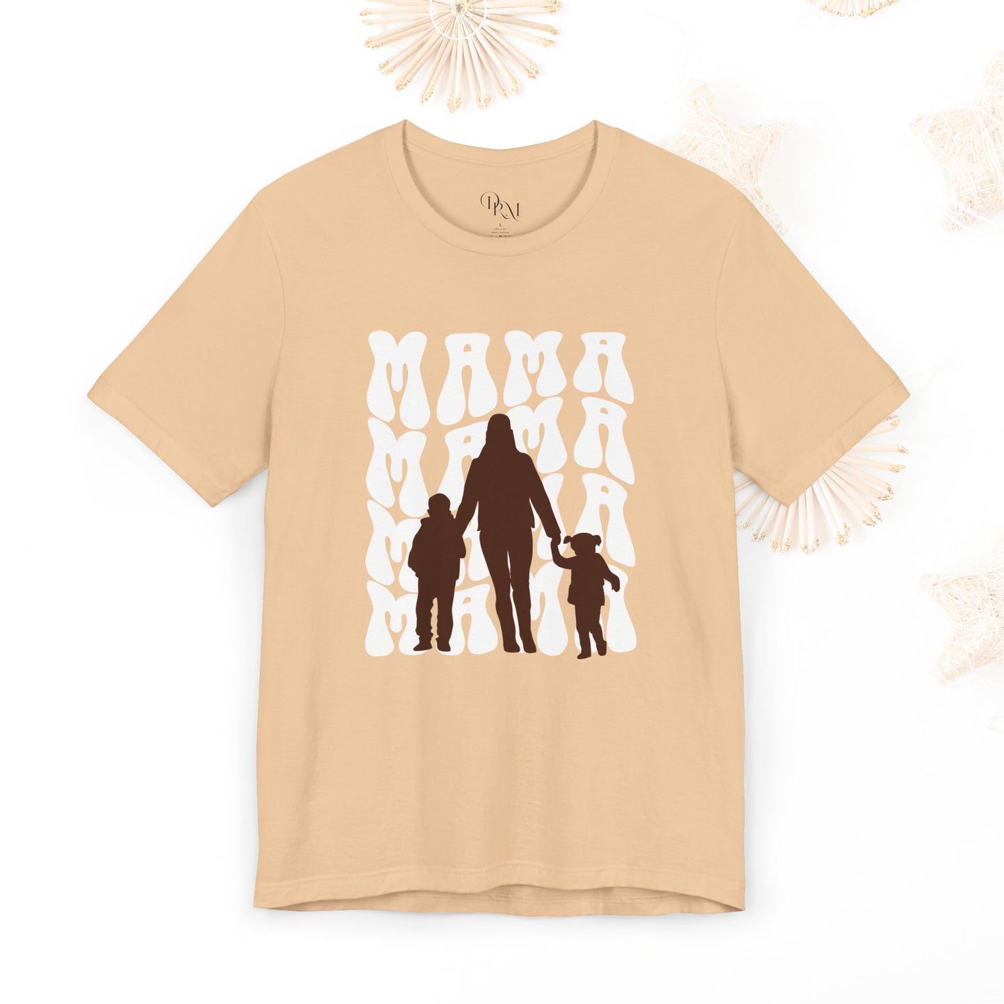 Mama Family Tee | Cute Mom Shirt, T-Shirt for Mother's Day, Gifts for Moms, Casual Wear, Cute Graphic Tee, Mother Shirt - DiRoMi