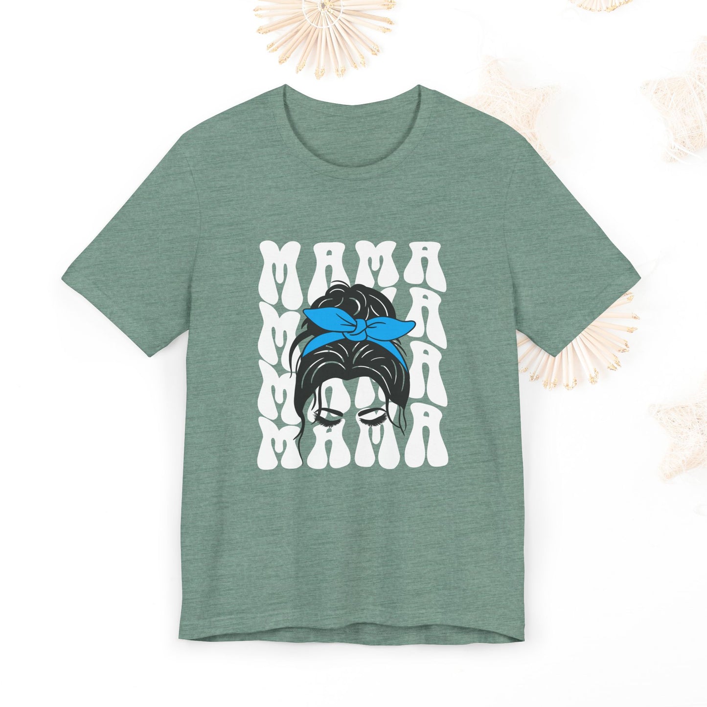 Mama Vibes Unisex Tee - Retro Mom Shirt, Gift for Moms, Mother's Day T-Shirt, Casual Outfit, Family Gathering Wear, moms - DiRoMi