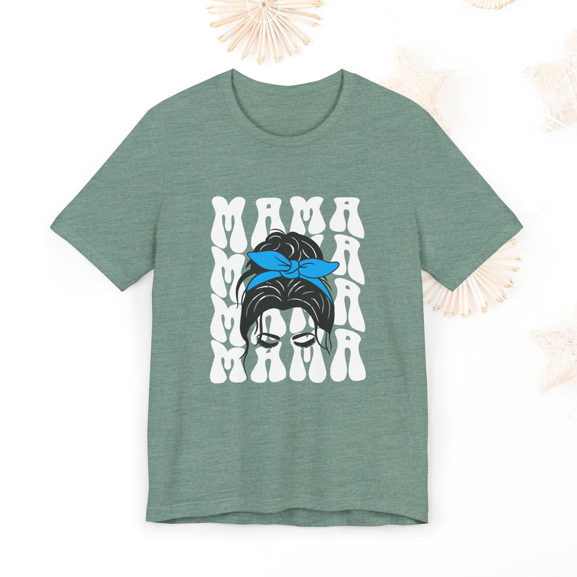 Mama Vibes Unisex Tee - Retro Mom Shirt, Gift for Moms, Mother's Day T-Shirt, Casual Outfit, Family Gathering Wear, moms - DiRoMi