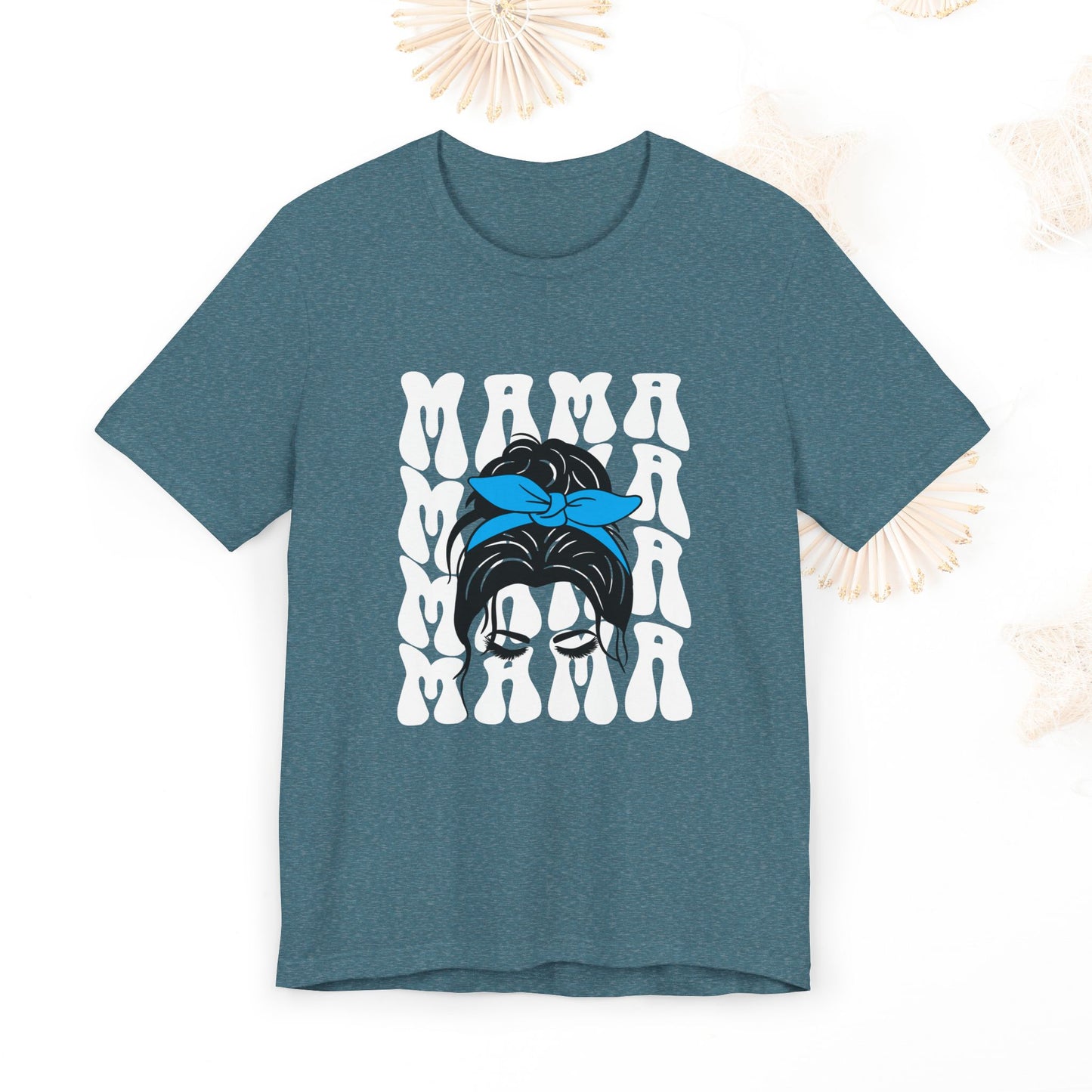 Mama Vibes Unisex Tee - Retro Mom Shirt, Gift for Moms, Mother's Day T-Shirt, Casual Outfit, Family Gathering Wear, moms - DiRoMi