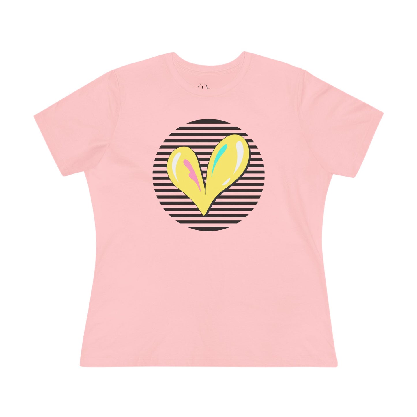 Maximalist Heart Graphic Tee for Women - Soft Cotton T-Shirt, women shirt - DiRoMi