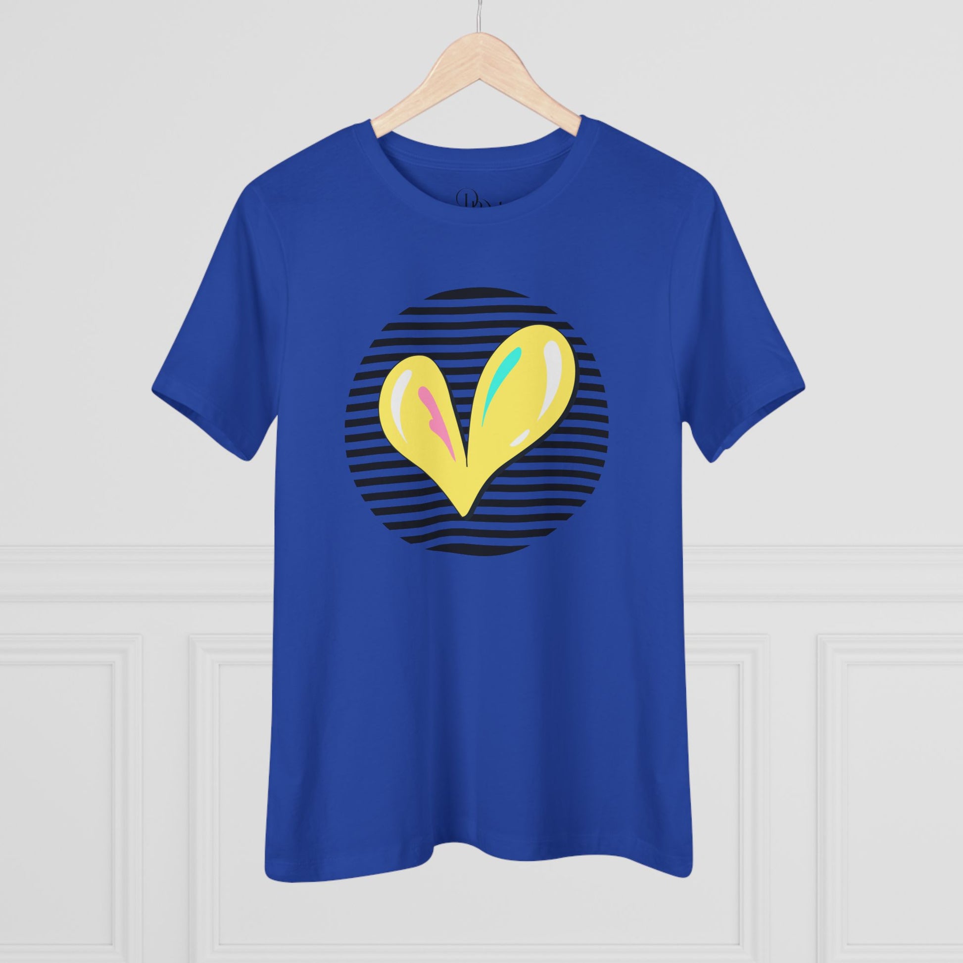 Maximalist Heart Graphic Tee for Women - Soft Cotton T-Shirt, women shirt - DiRoMi