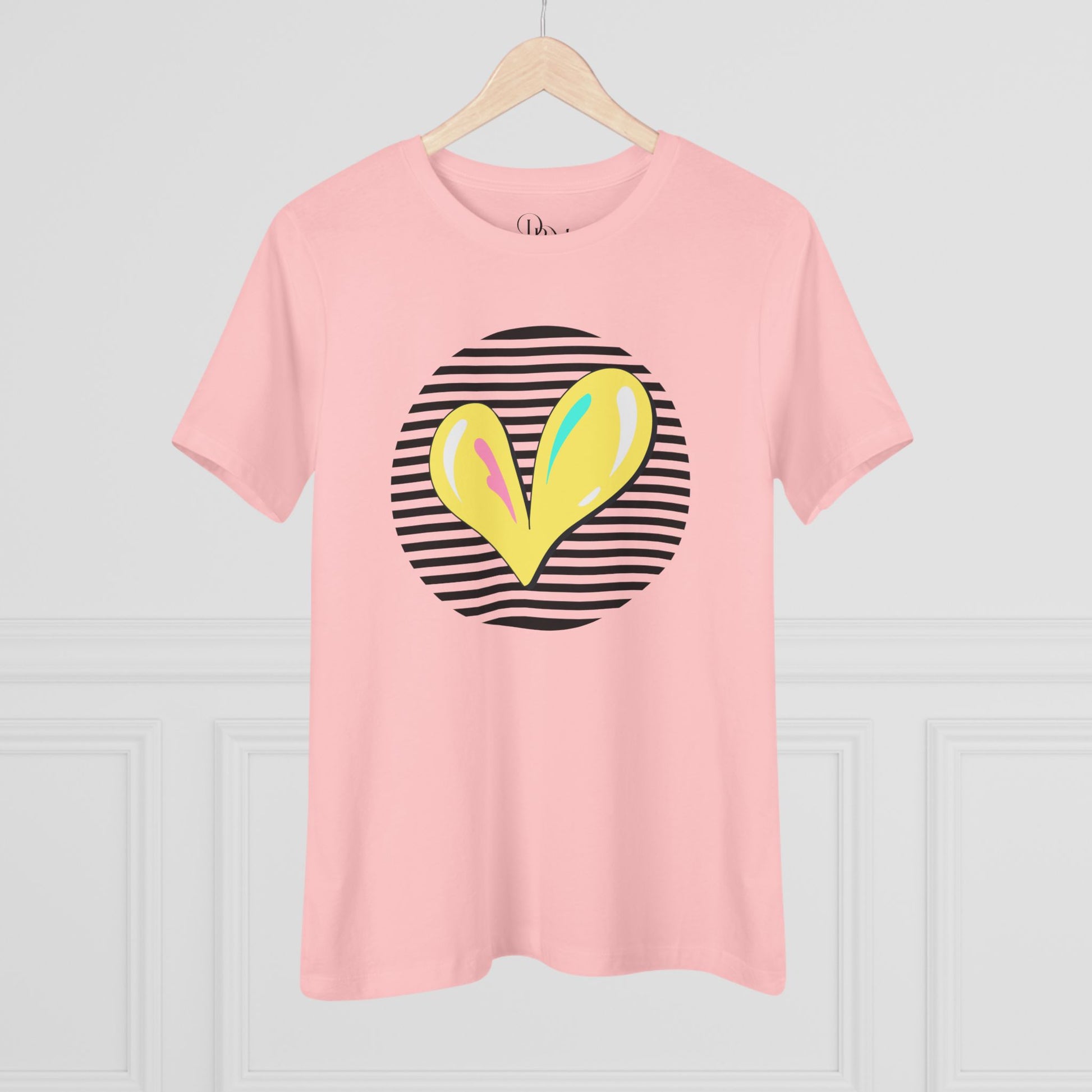Maximalist Heart Graphic Tee for Women - Soft Cotton T-Shirt, women shirt - DiRoMi