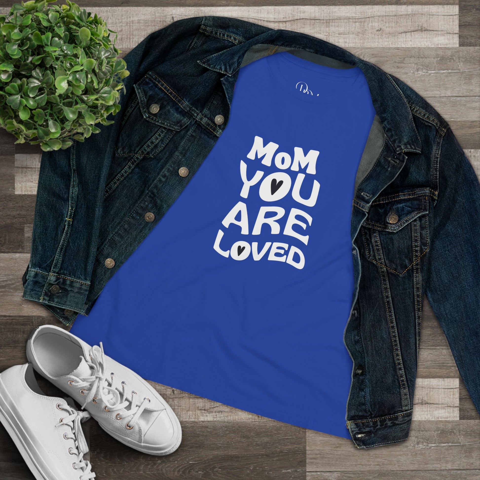 Mom You Are Loved Cotton Tee, Gift for Mother's Day, Inspirational T-Shirt, Casual Wear, Women's Love Tee, Birthday or Celebration - DiRoMi