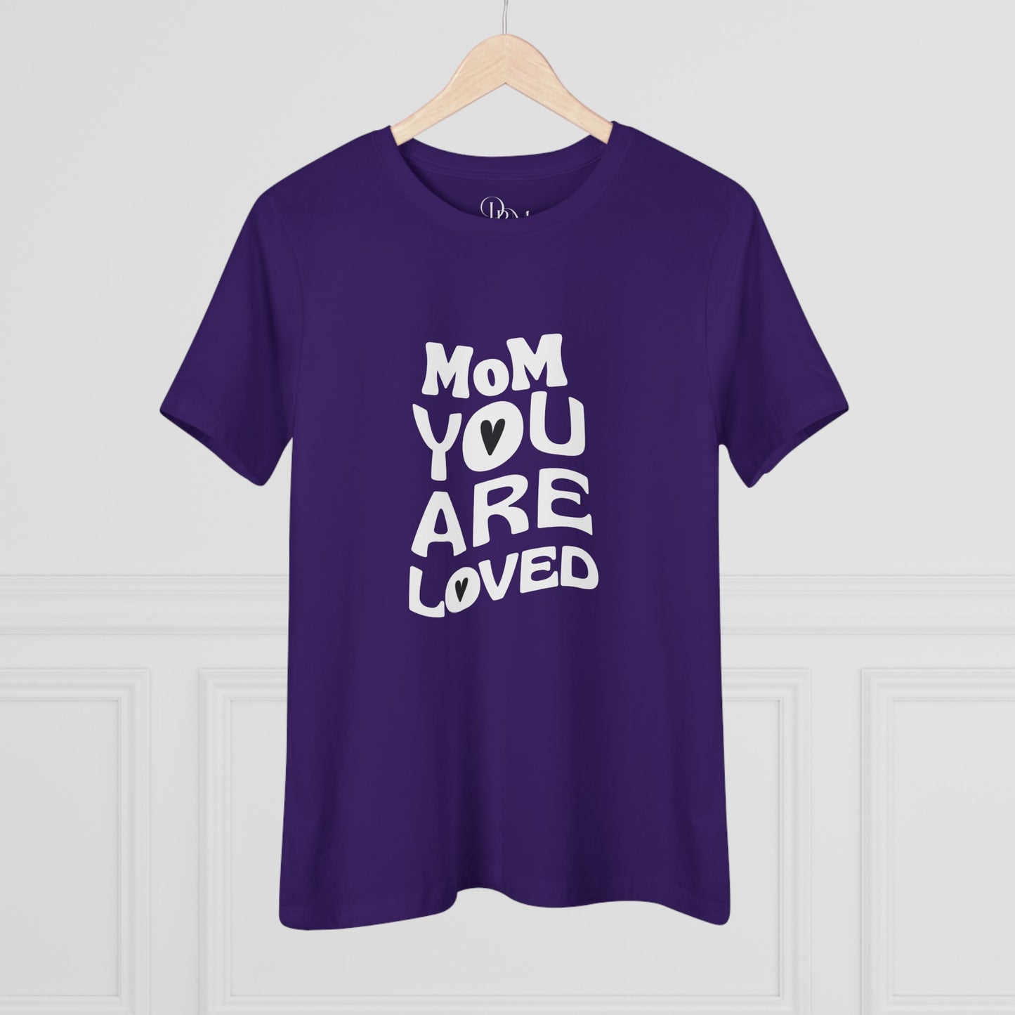 Mom You Are Loved Cotton Tee, Gift for Mother's Day, Inspirational T-Shirt, Casual Wear, Women's Love Tee, Birthday or Celebration - DiRoMi