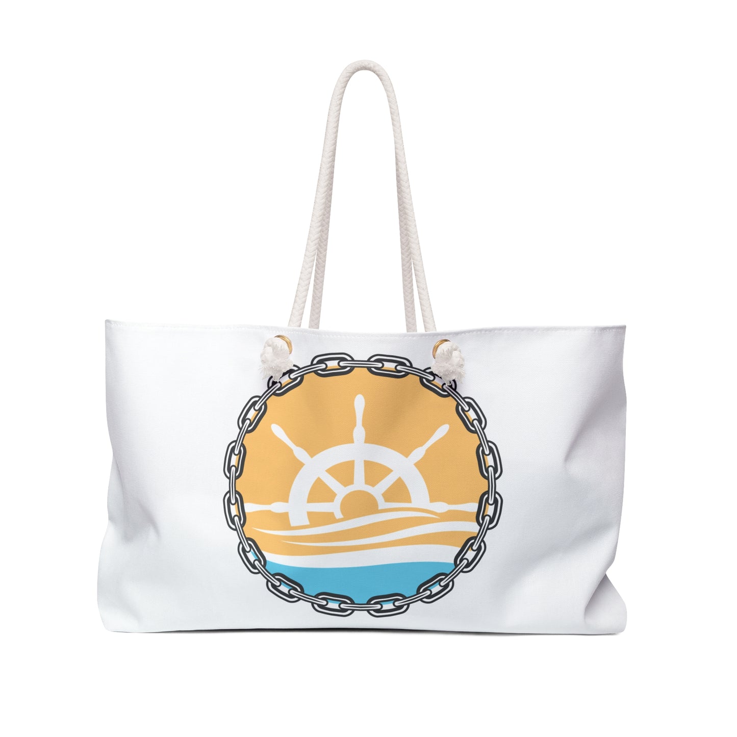 Nautical Weekender Bag - Beach Travel Tote