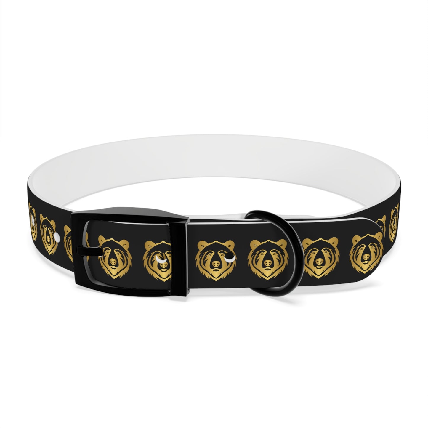 Stylish Bear Print Dog Collar - Durable and Comfortable Pet Accessory - DiRoMi