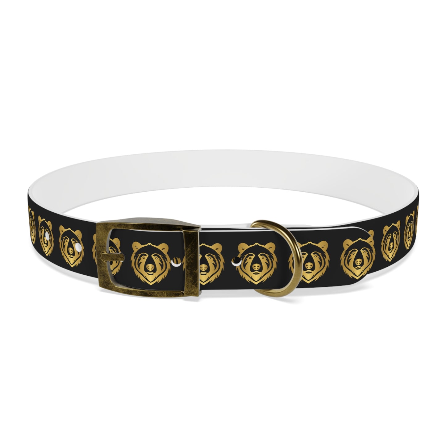 Stylish Bear Print Dog Collar - Durable and Comfortable Pet Accessory - DiRoMi