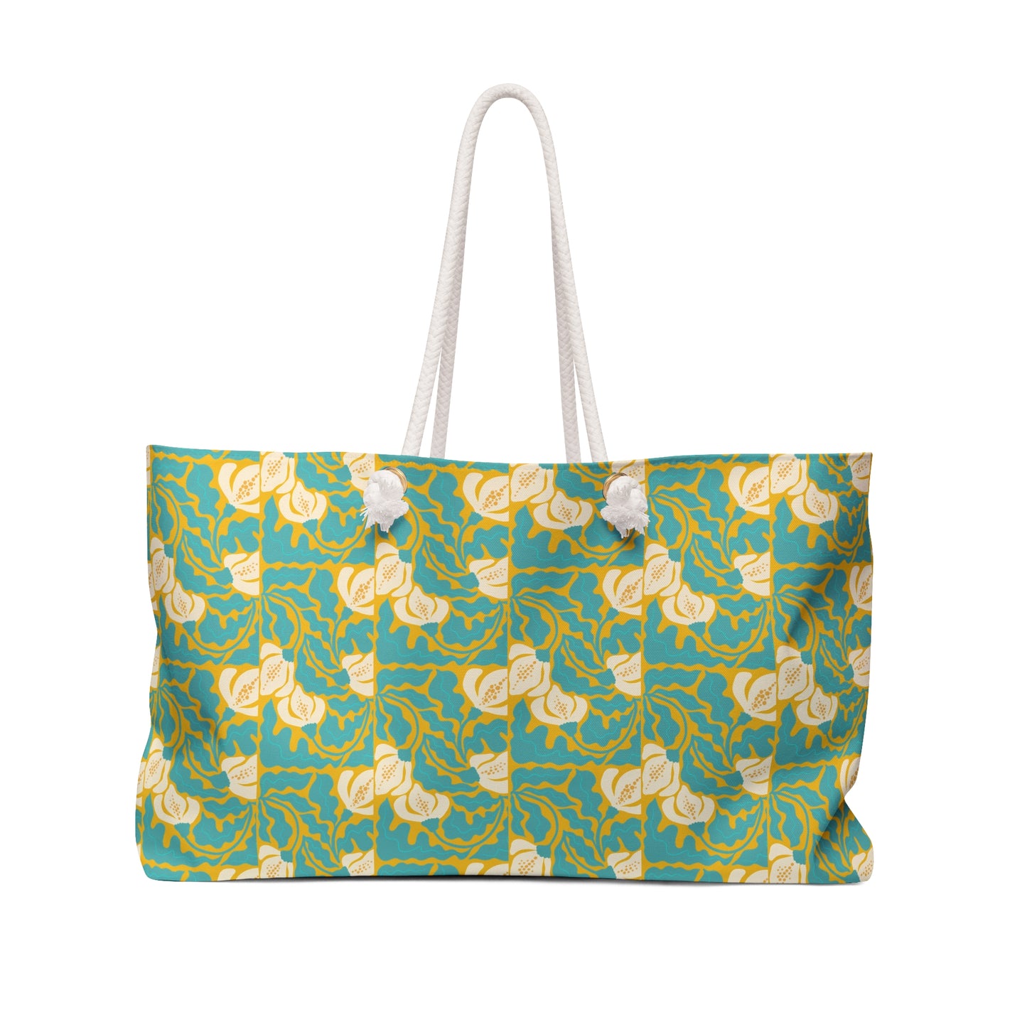 Summer Floral Pattern Weekender Bag - Travel Tote for Stylish Getaways