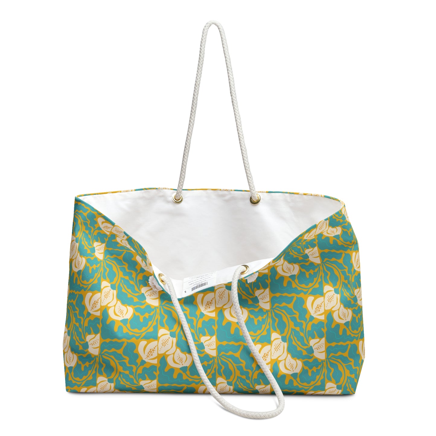 Summer Floral Pattern Weekender Bag - Travel Tote for Stylish Getaways