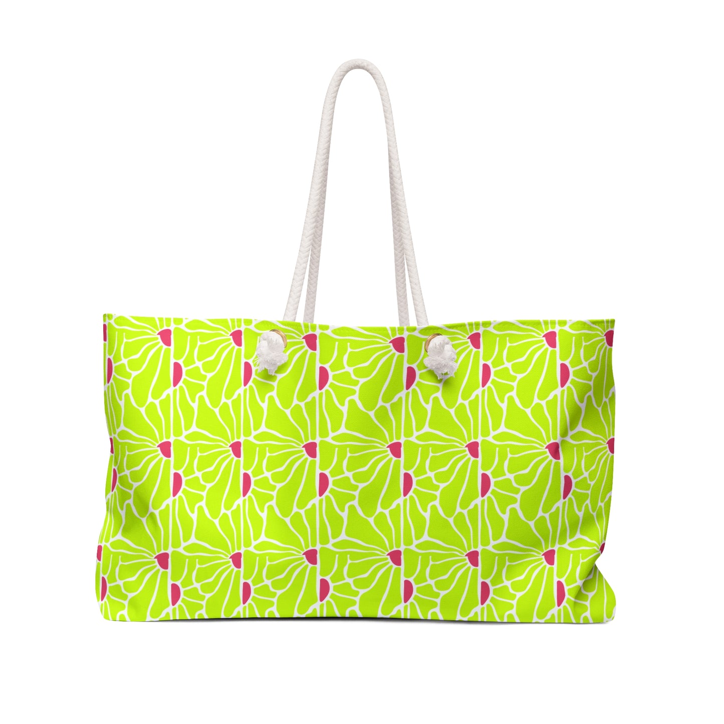 Summer Vibrant Floral Weekender Bag