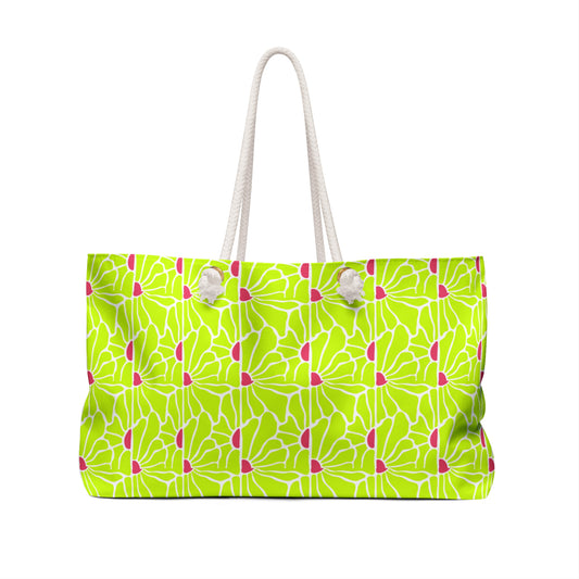 Summer Vibrant Floral Weekender Bag