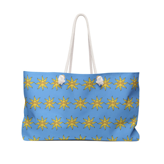 Sunny Pattern Weekender Bag