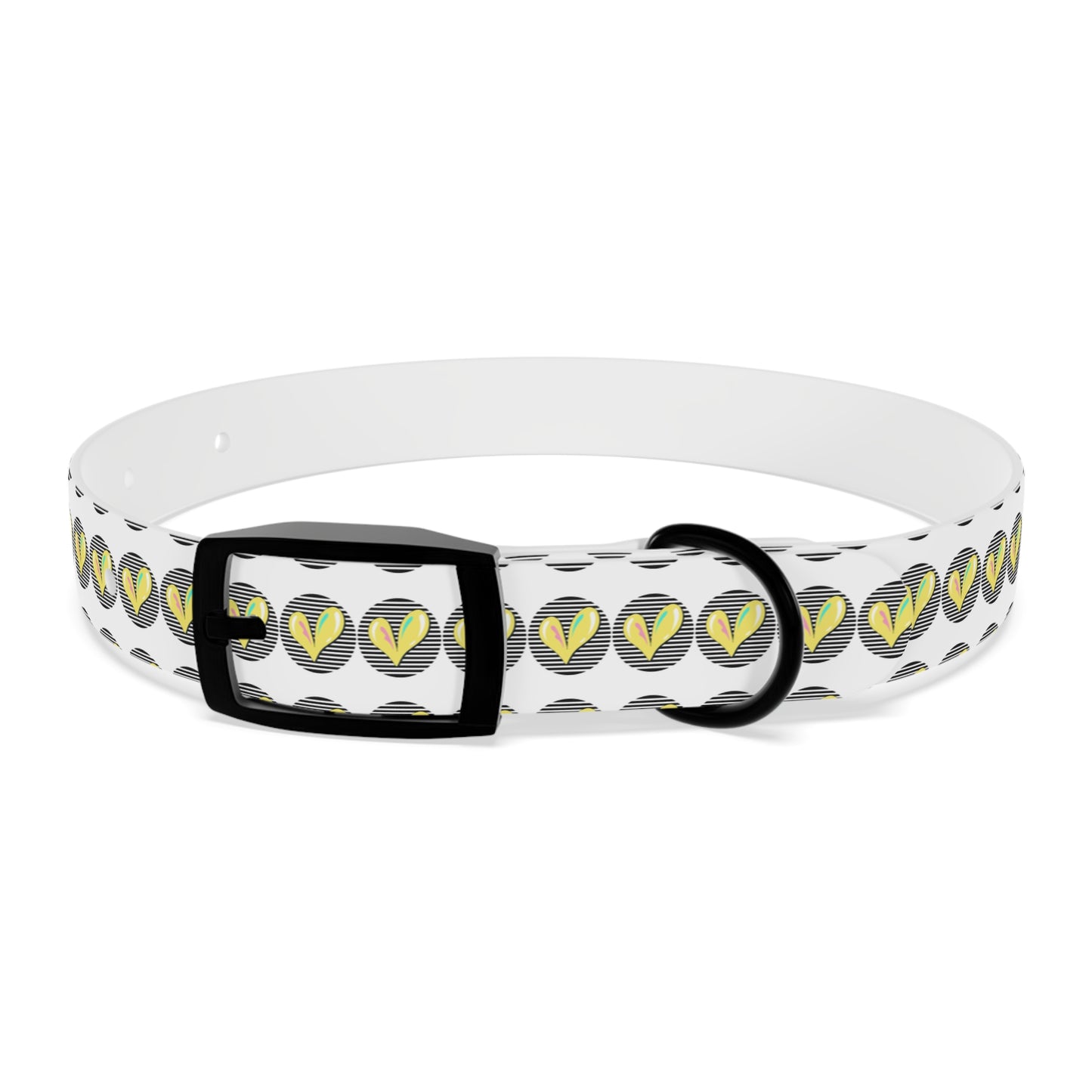 Trendy Dog Collar with Heart Design - DiRoMi