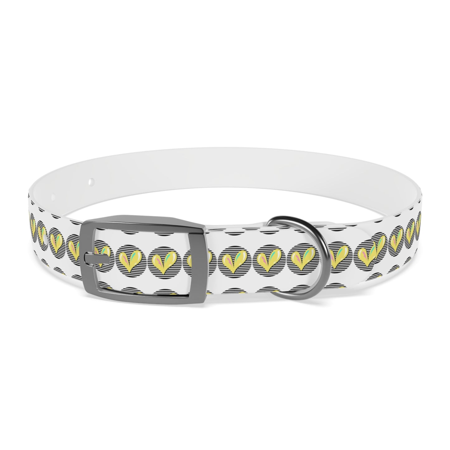 Trendy Dog Collar with Heart Design - DiRoMi