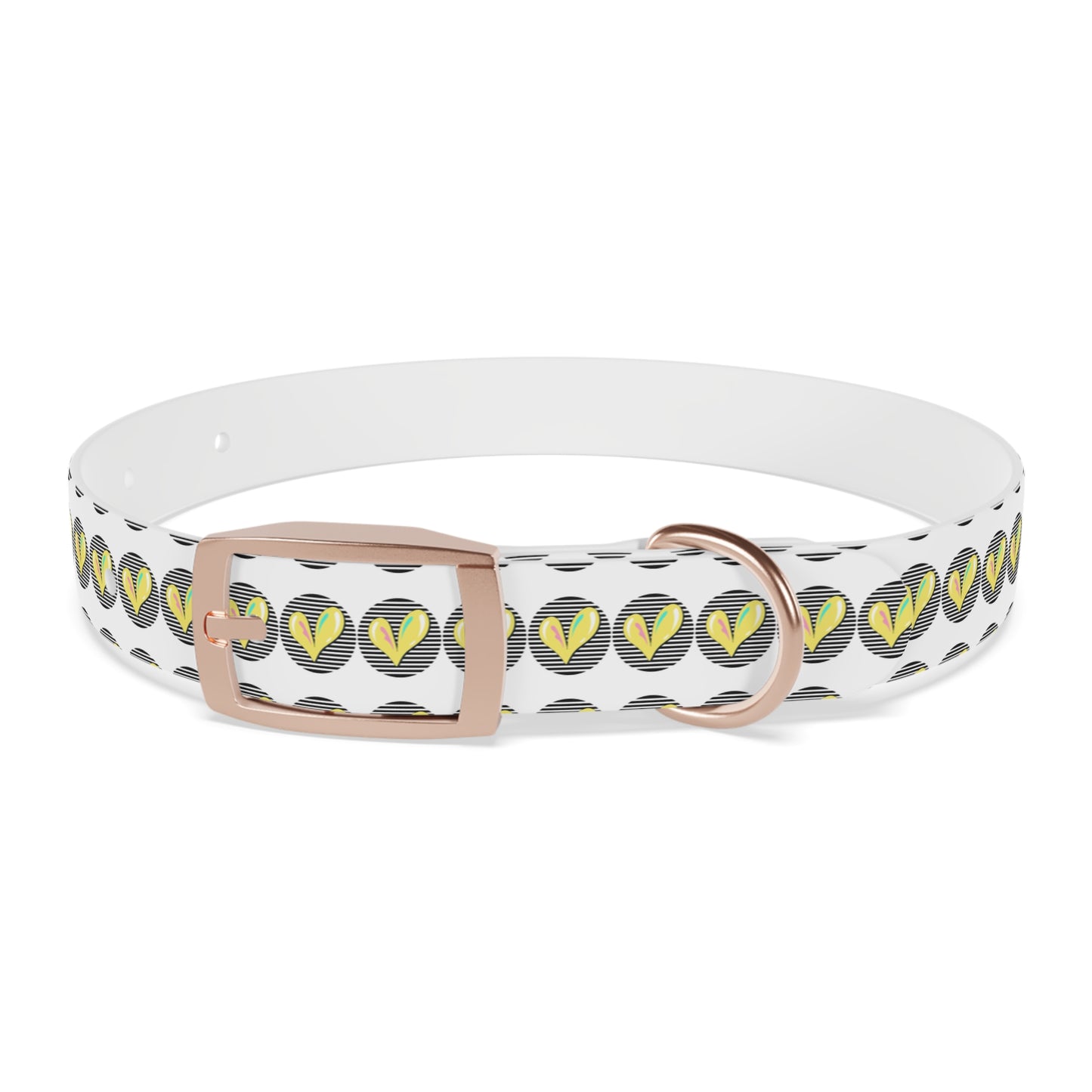 Trendy Dog Collar with Heart Design - DiRoMi