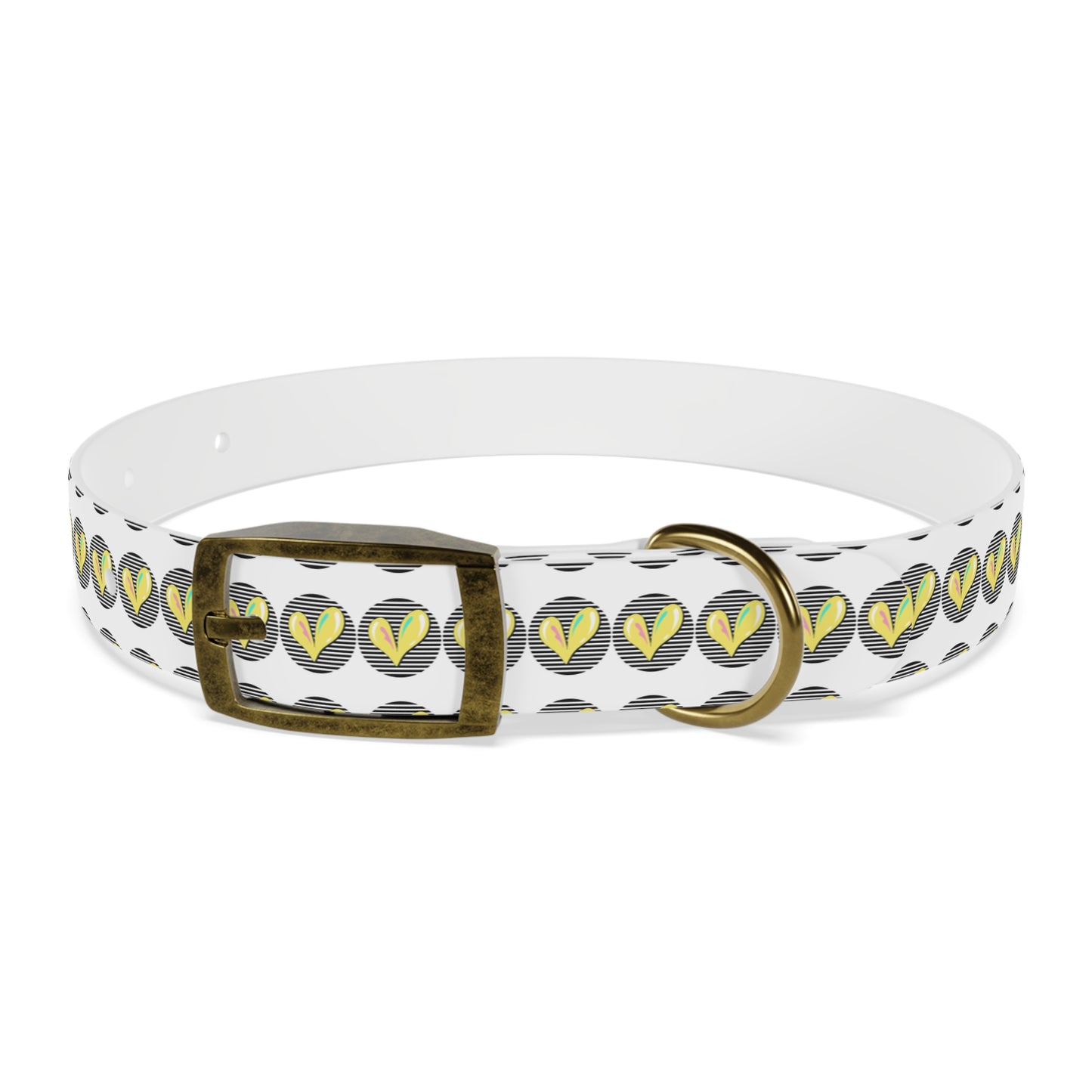 Trendy Dog Collar with Heart Design - DiRoMi