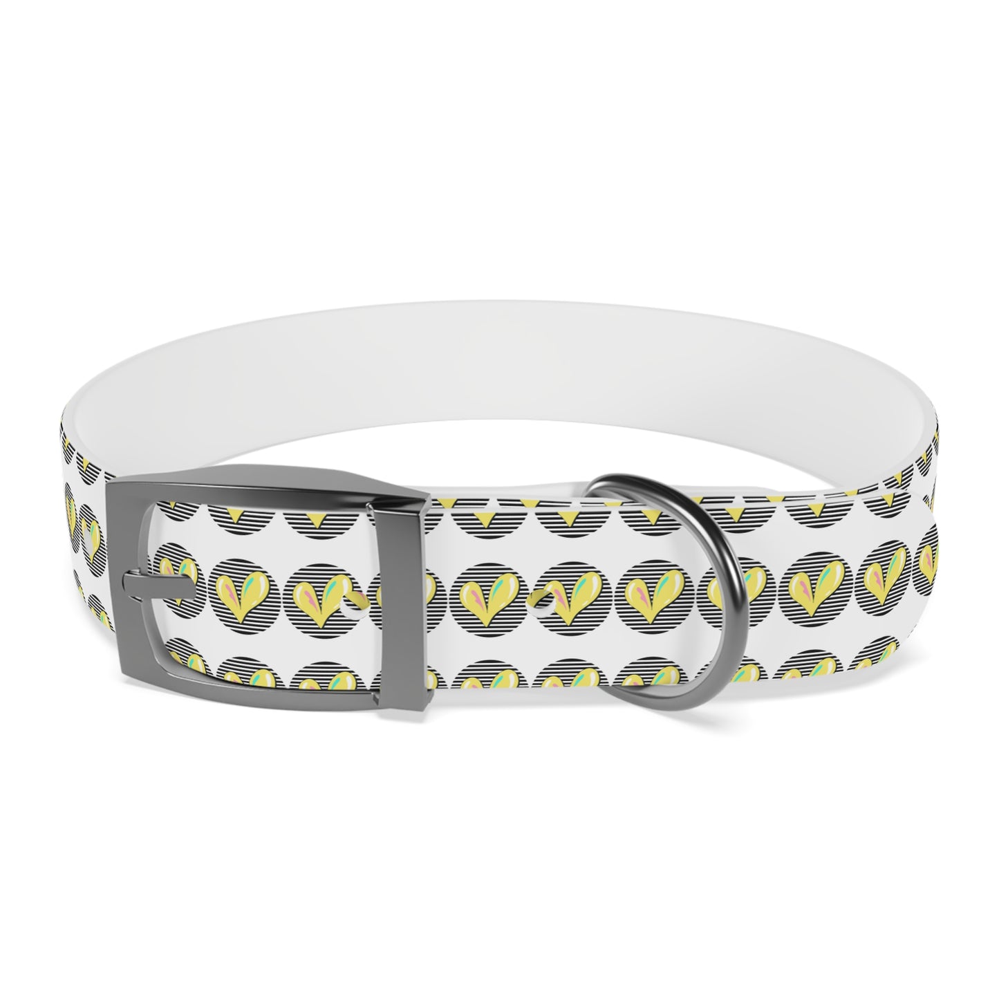 Trendy Dog Collar with Heart Design - DiRoMi