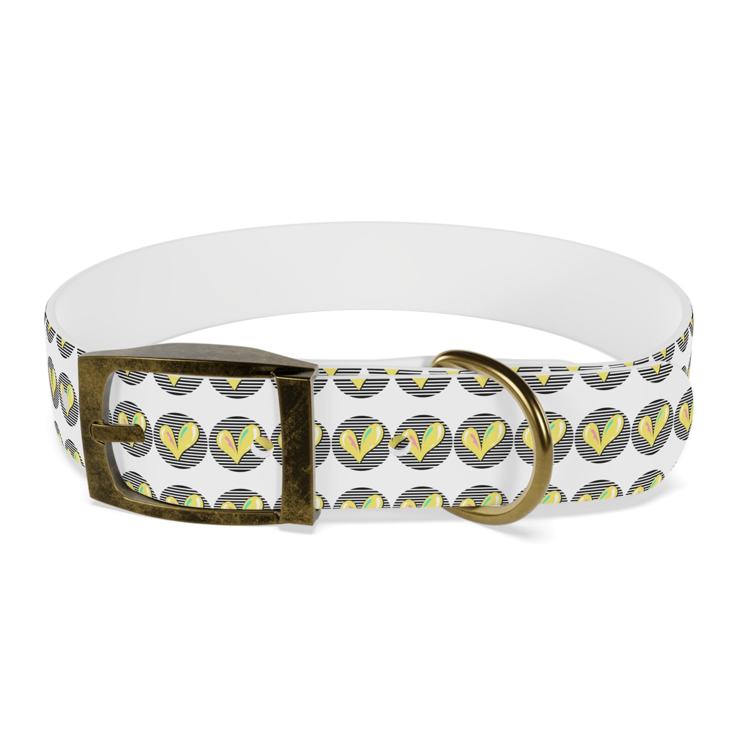 Trendy Dog Collar with Heart Design - DiRoMi