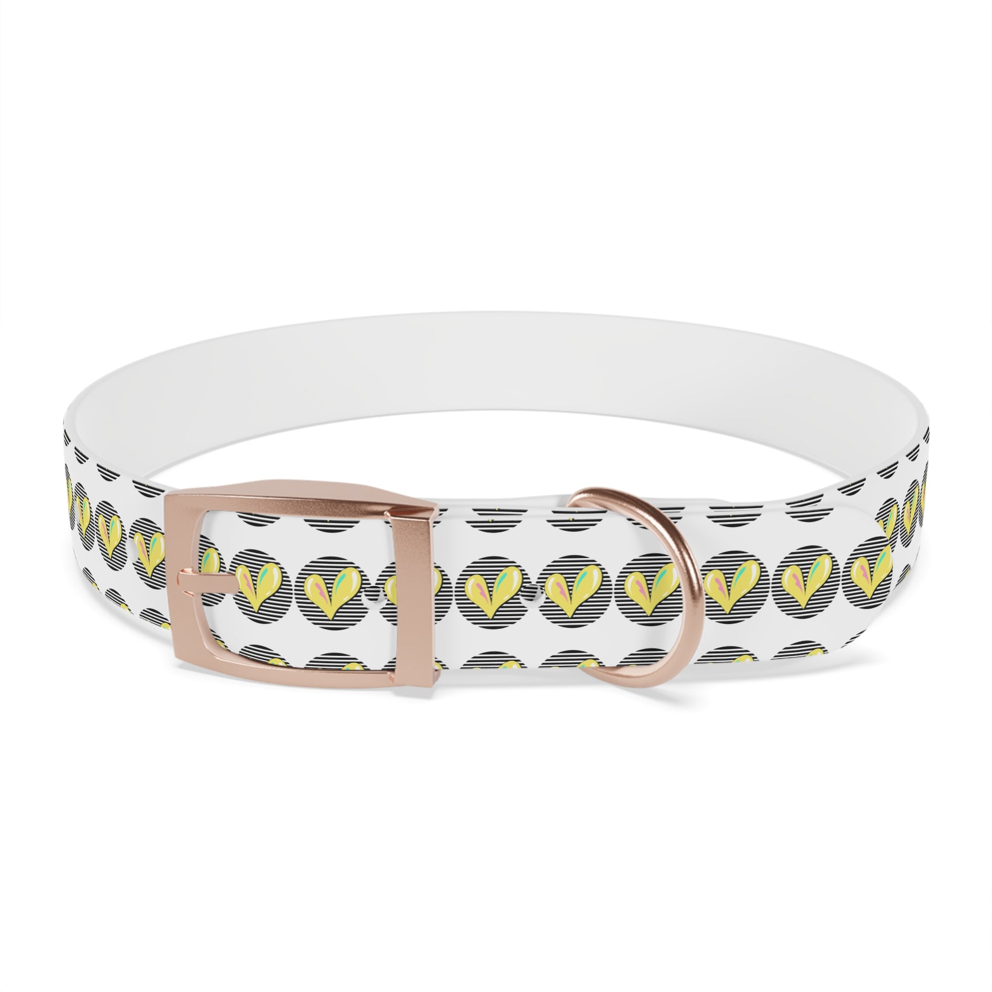 Trendy Dog Collar with Heart Design - DiRoMi
