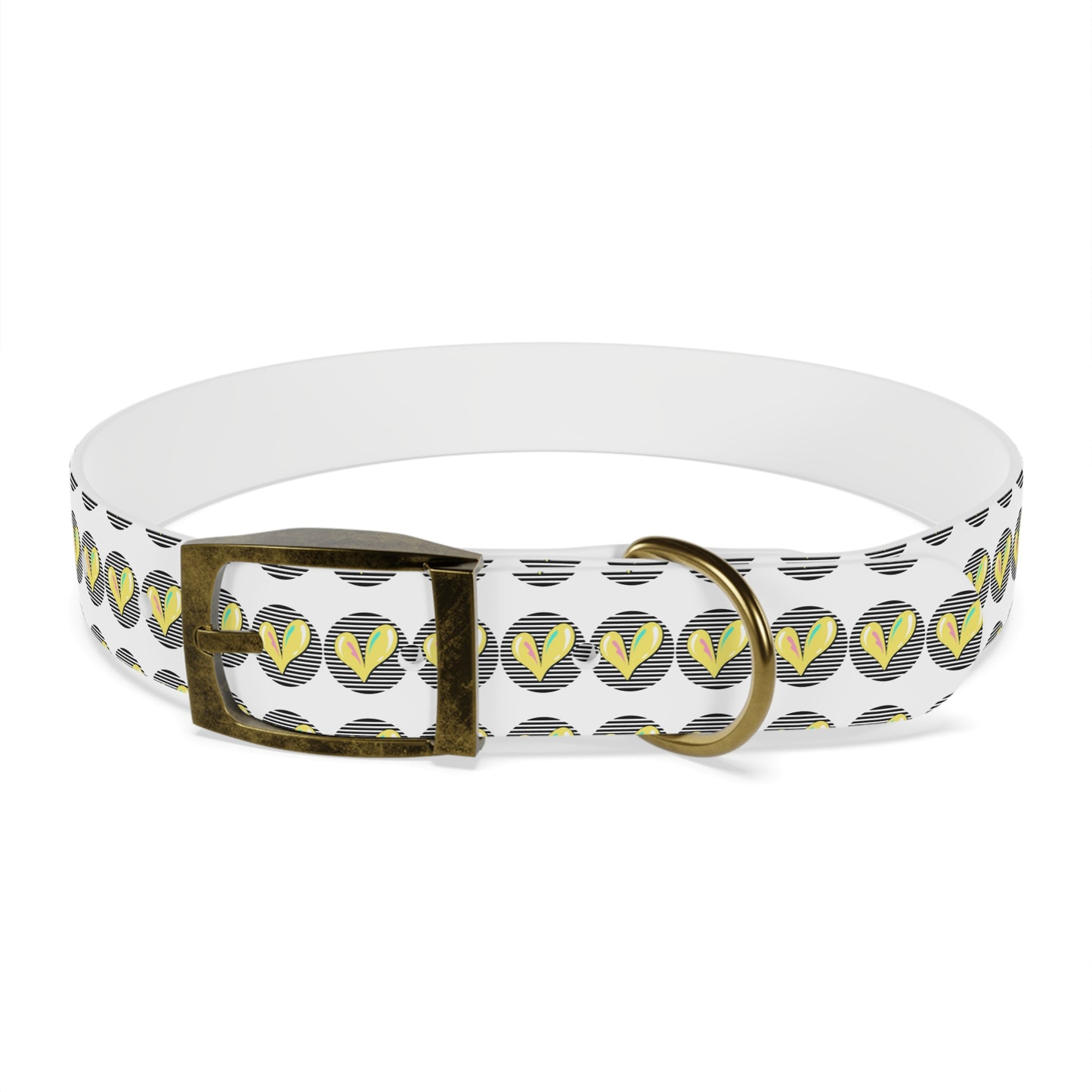Trendy Dog Collar with Heart Design - DiRoMi