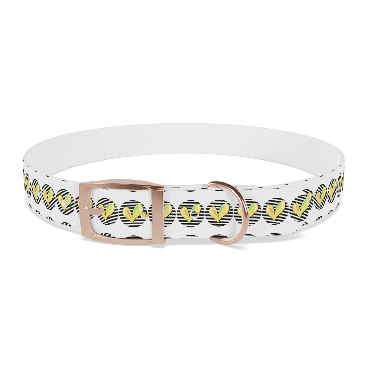 Trendy Dog Collar with Heart Design - DiRoMi