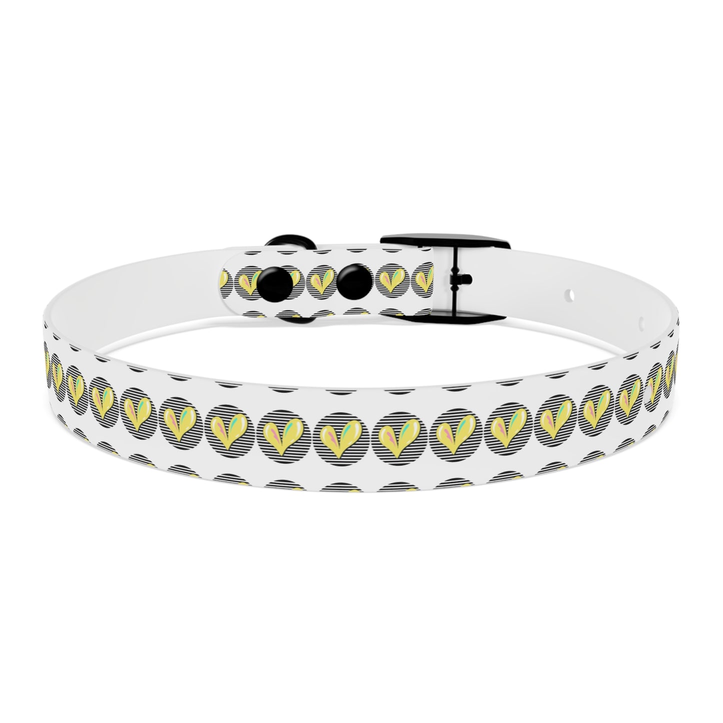 Trendy Dog Collar with Heart Design - DiRoMi