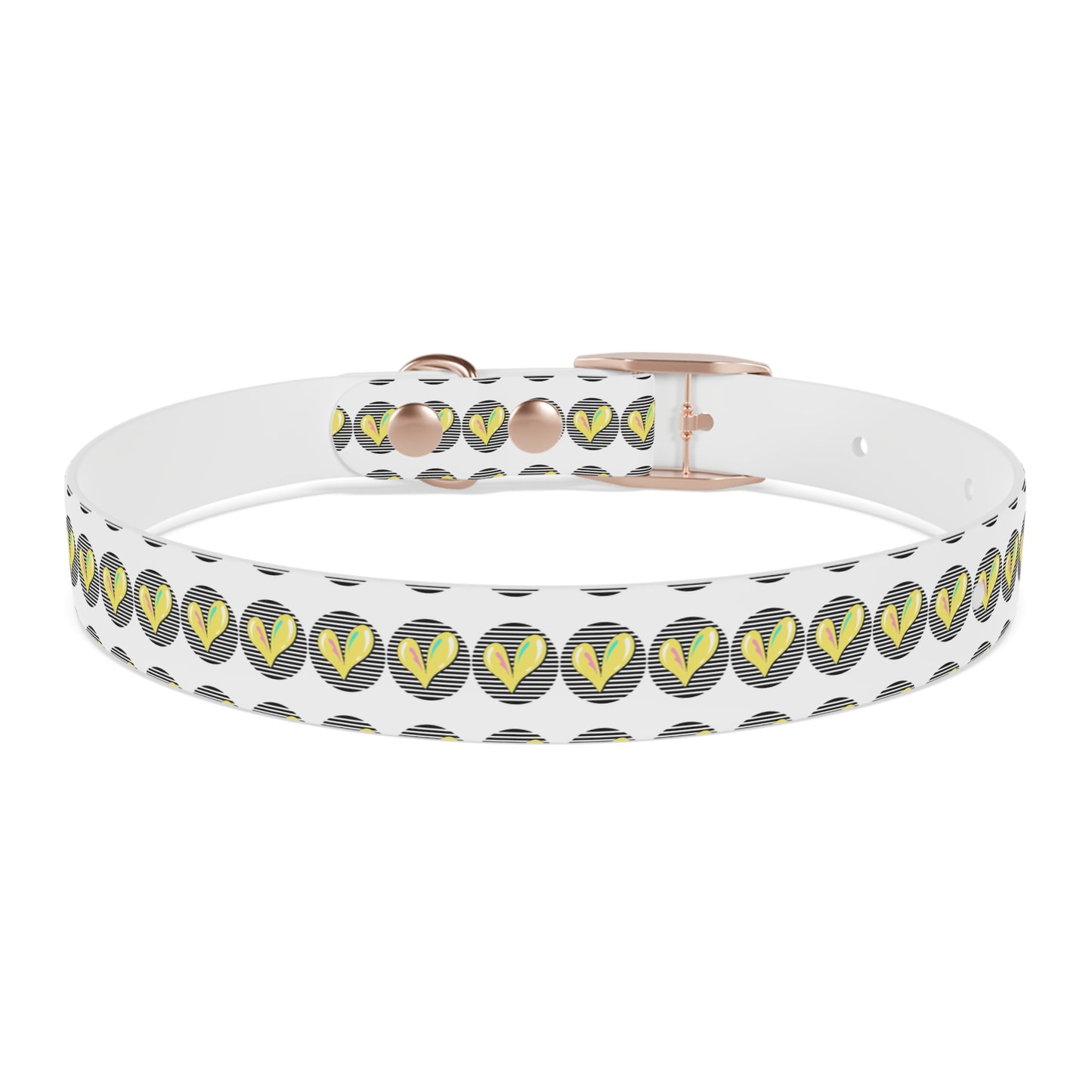 Trendy Dog Collar with Heart Design - DiRoMi