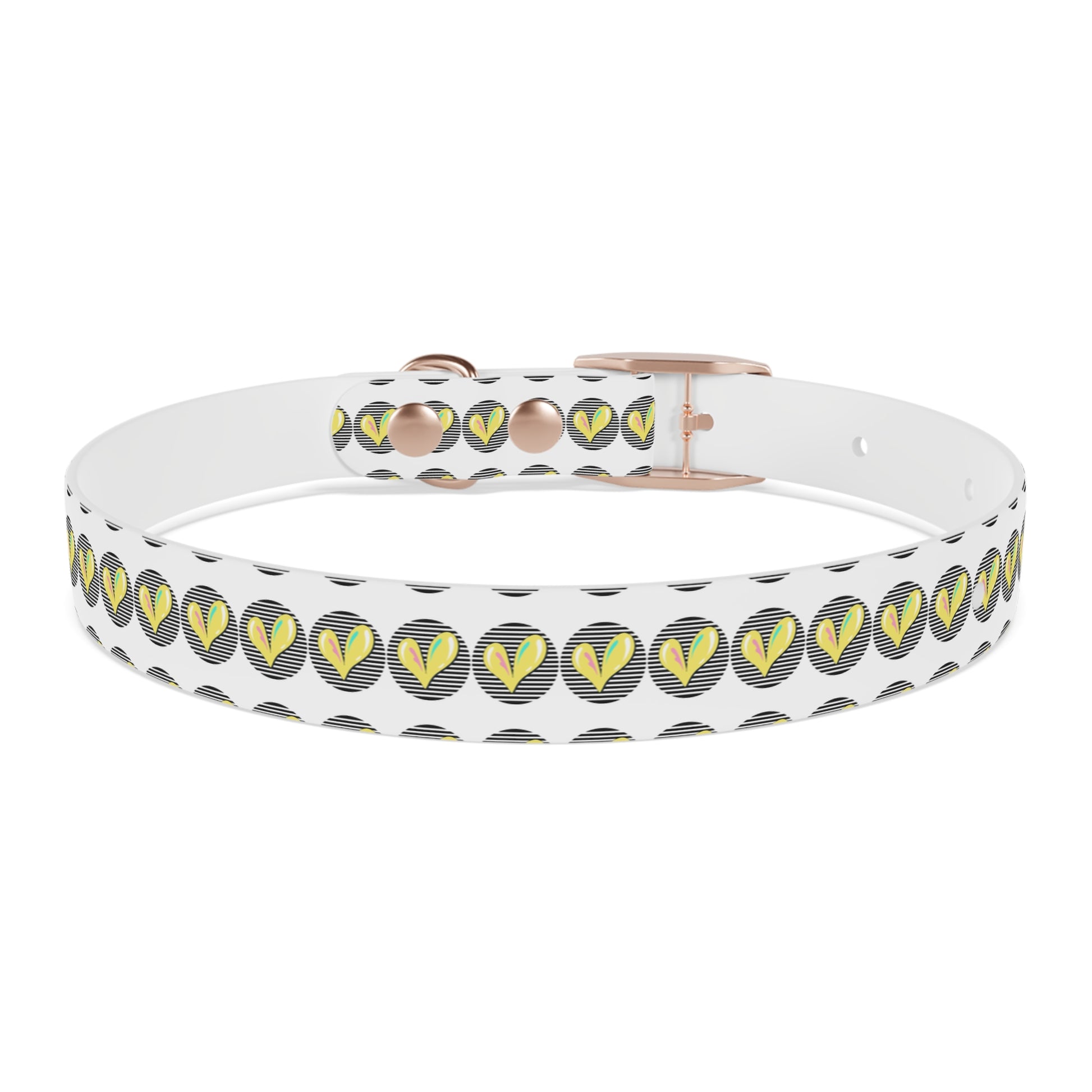 Trendy Dog Collar with Heart Design - DiRoMi