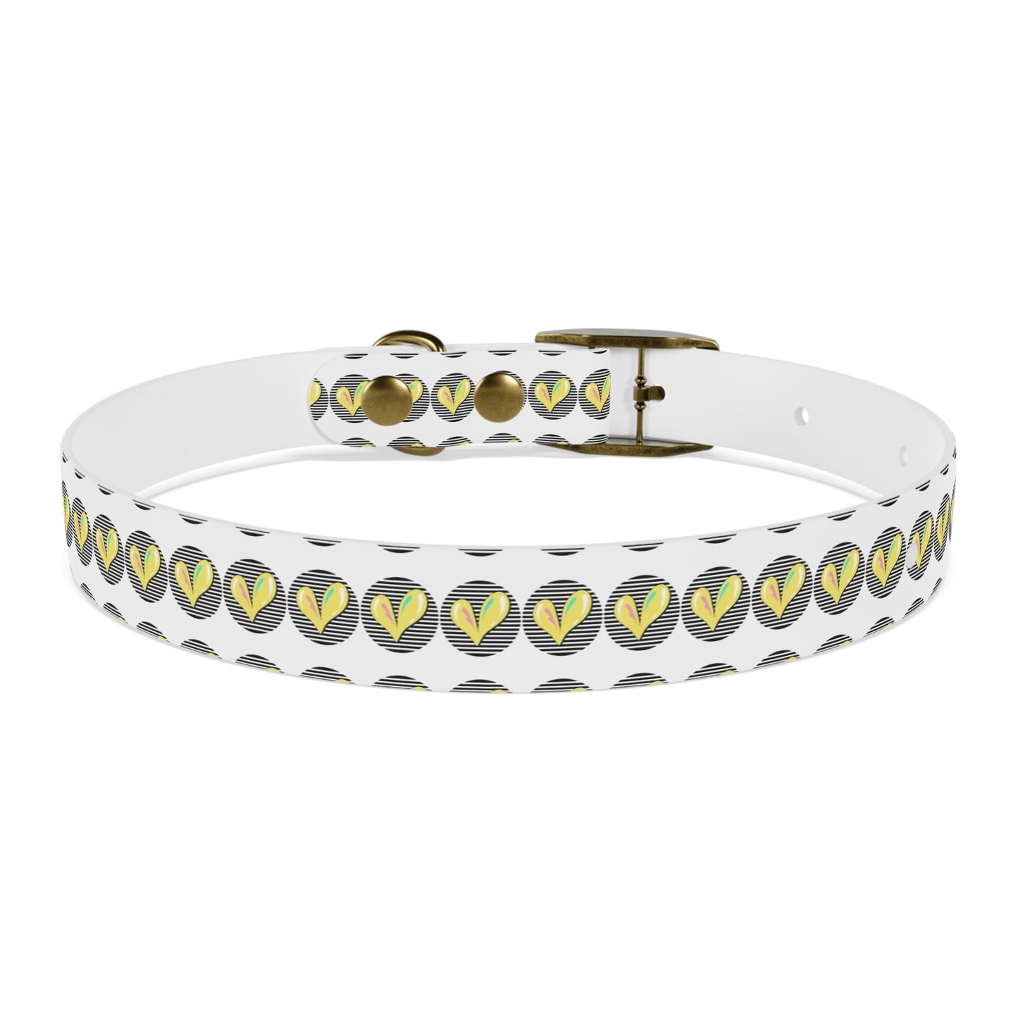 Trendy Dog Collar with Heart Design - DiRoMi