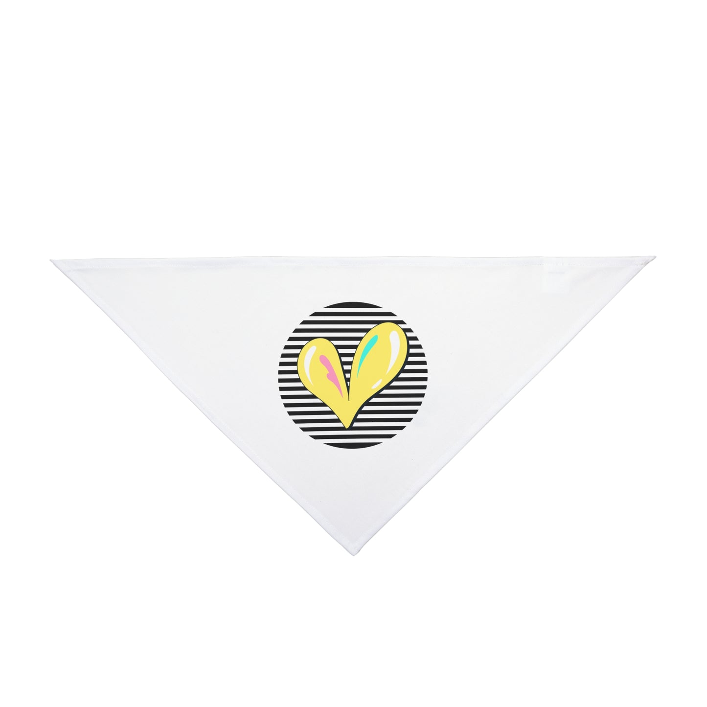 Trendy Pet Bandana with Heart Design - Perfect for Pet Lovers - DiRoMi
