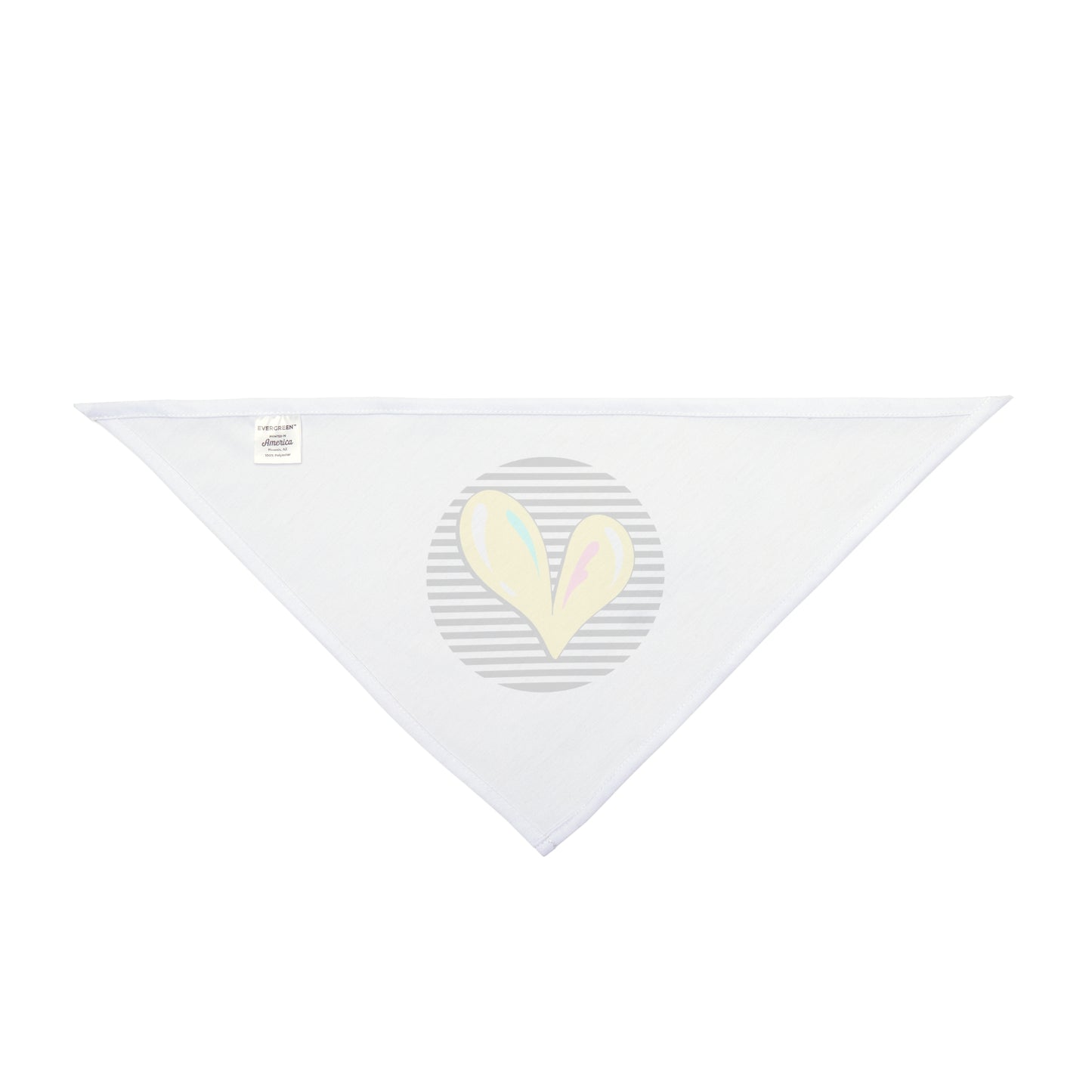 Trendy Pet Bandana with Heart Design - Perfect for Pet Lovers - DiRoMi