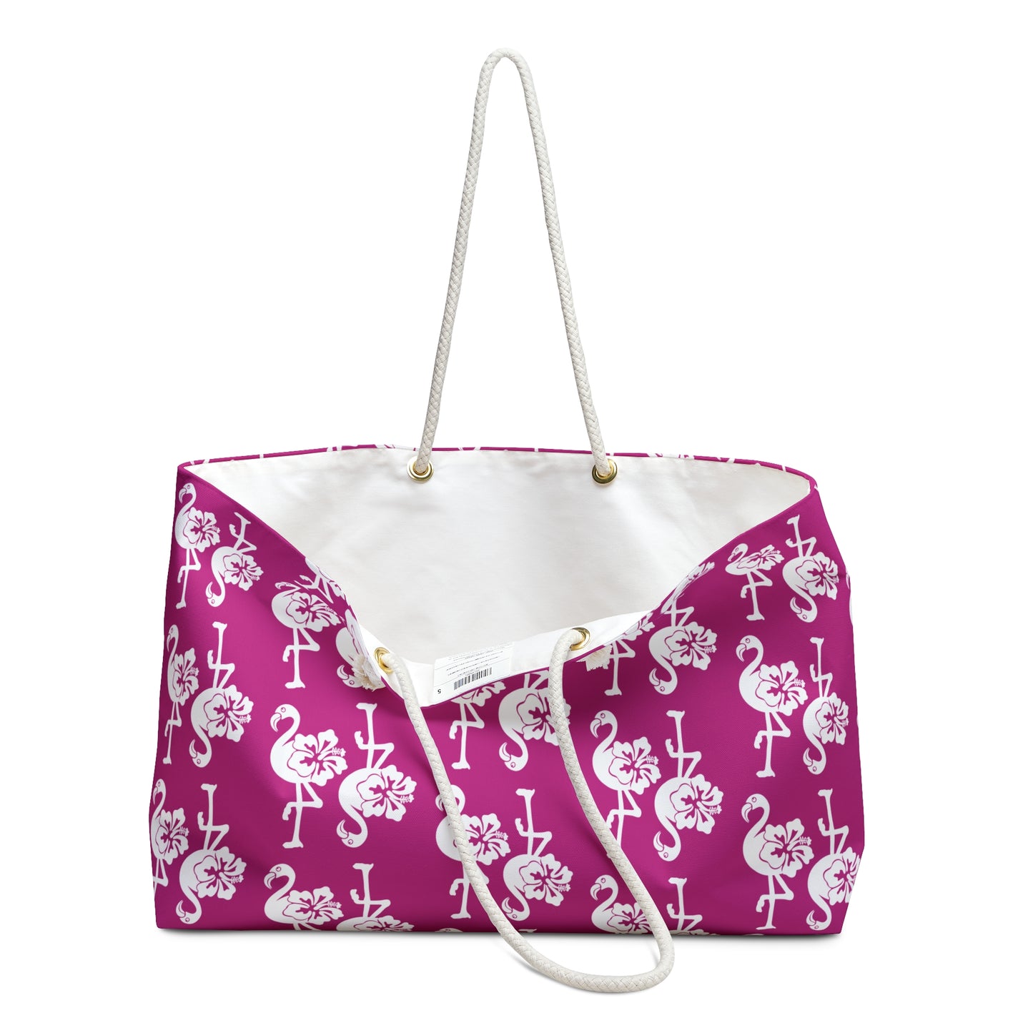 Tropical Flamingo Weekender Bag - Ideal for Travel & Beach Getaways