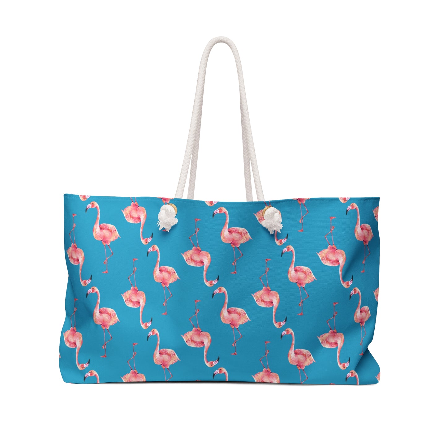 Vibrant Flamingo Weekender Bag